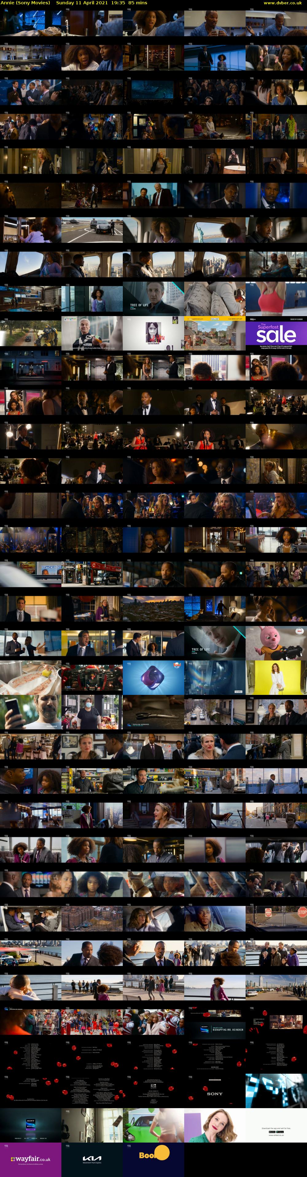 Annie (Sony Movies) Sunday 11 April 2021 19:35 - 21:00
