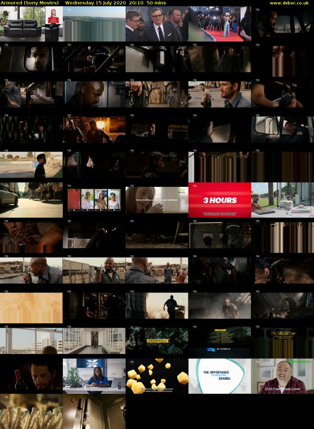 Armored (Sony Movies) Wednesday 15 July 2020 20:10 - 21:00