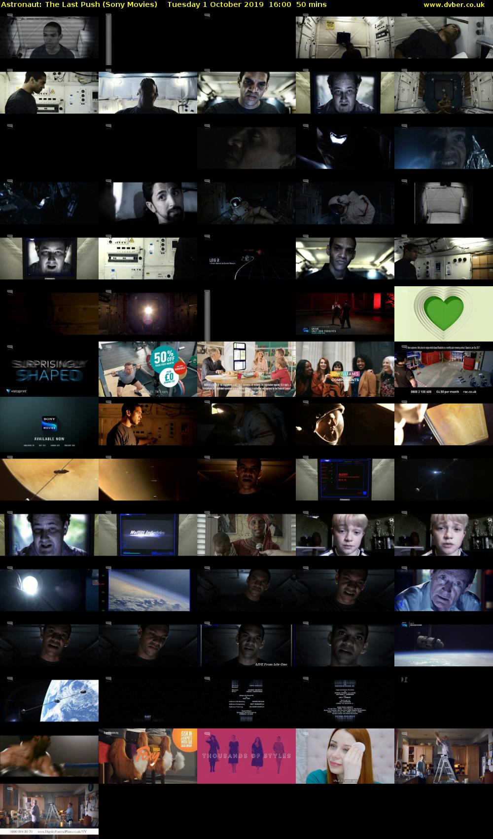 Astronaut: The Last Push (Sony Movies) Tuesday 1 October 2019 16:00 - 16:50