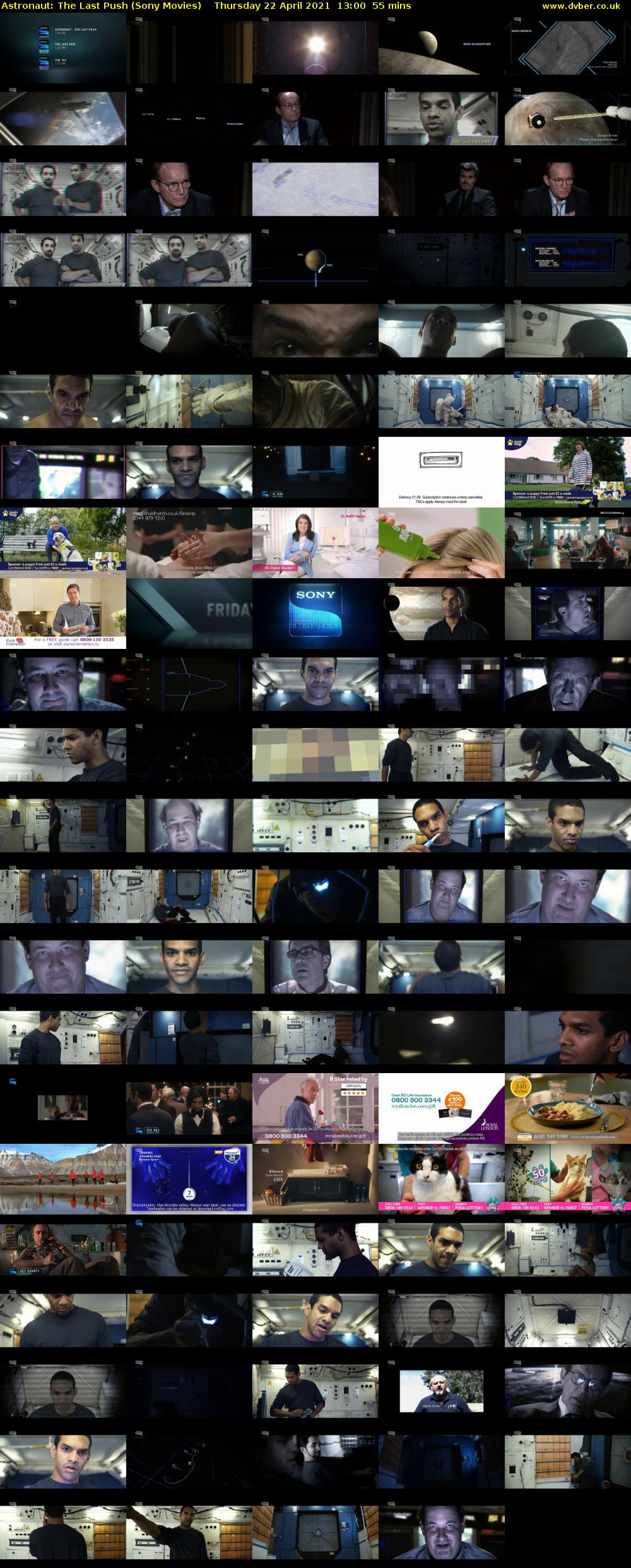 Astronaut: The Last Push (Sony Movies) Thursday 22 April 2021 13:00 - 13:55