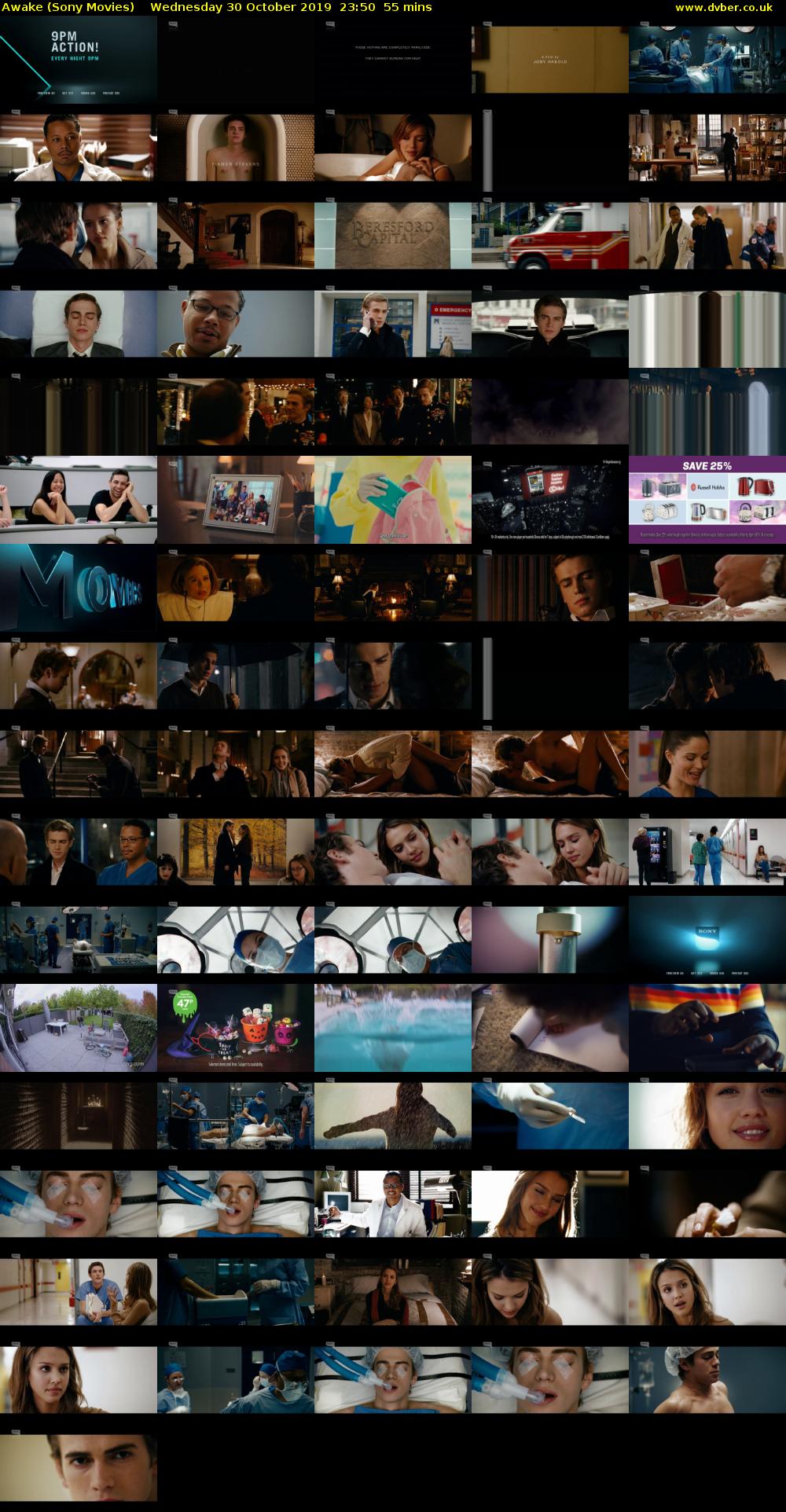 Awake (Sony Movies) Wednesday 30 October 2019 23:50 - 00:45