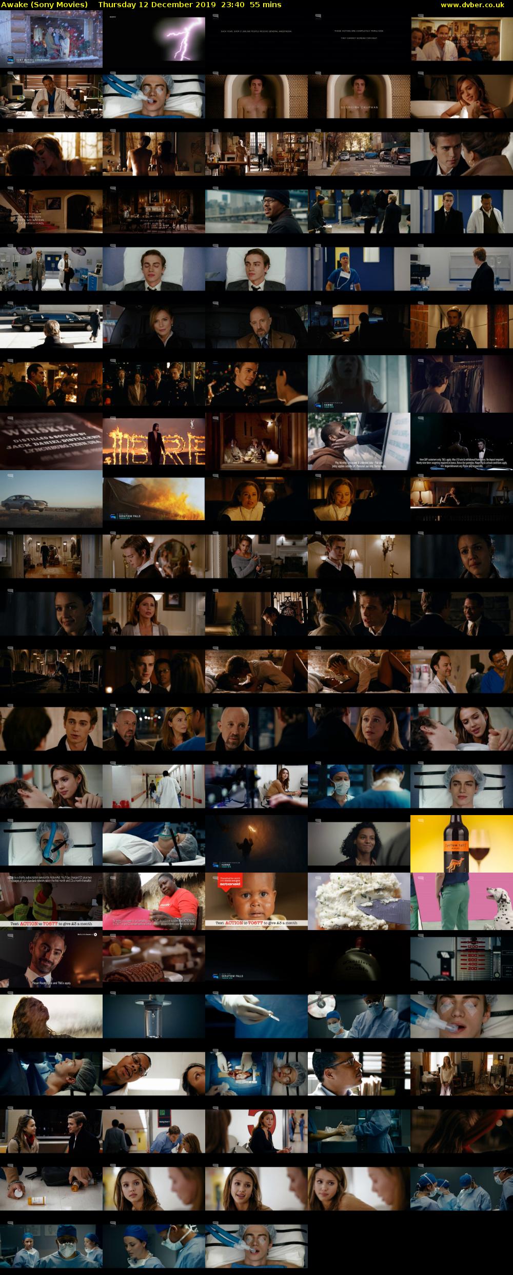 Awake (Sony Movies) Thursday 12 December 2019 23:40 - 00:35