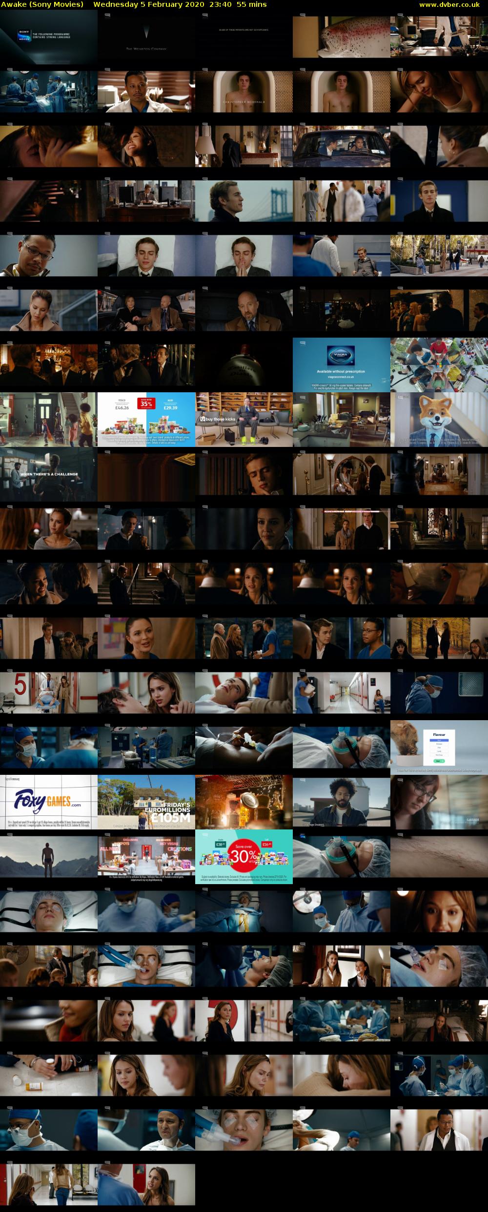 Awake (Sony Movies) Wednesday 5 February 2020 23:40 - 00:35