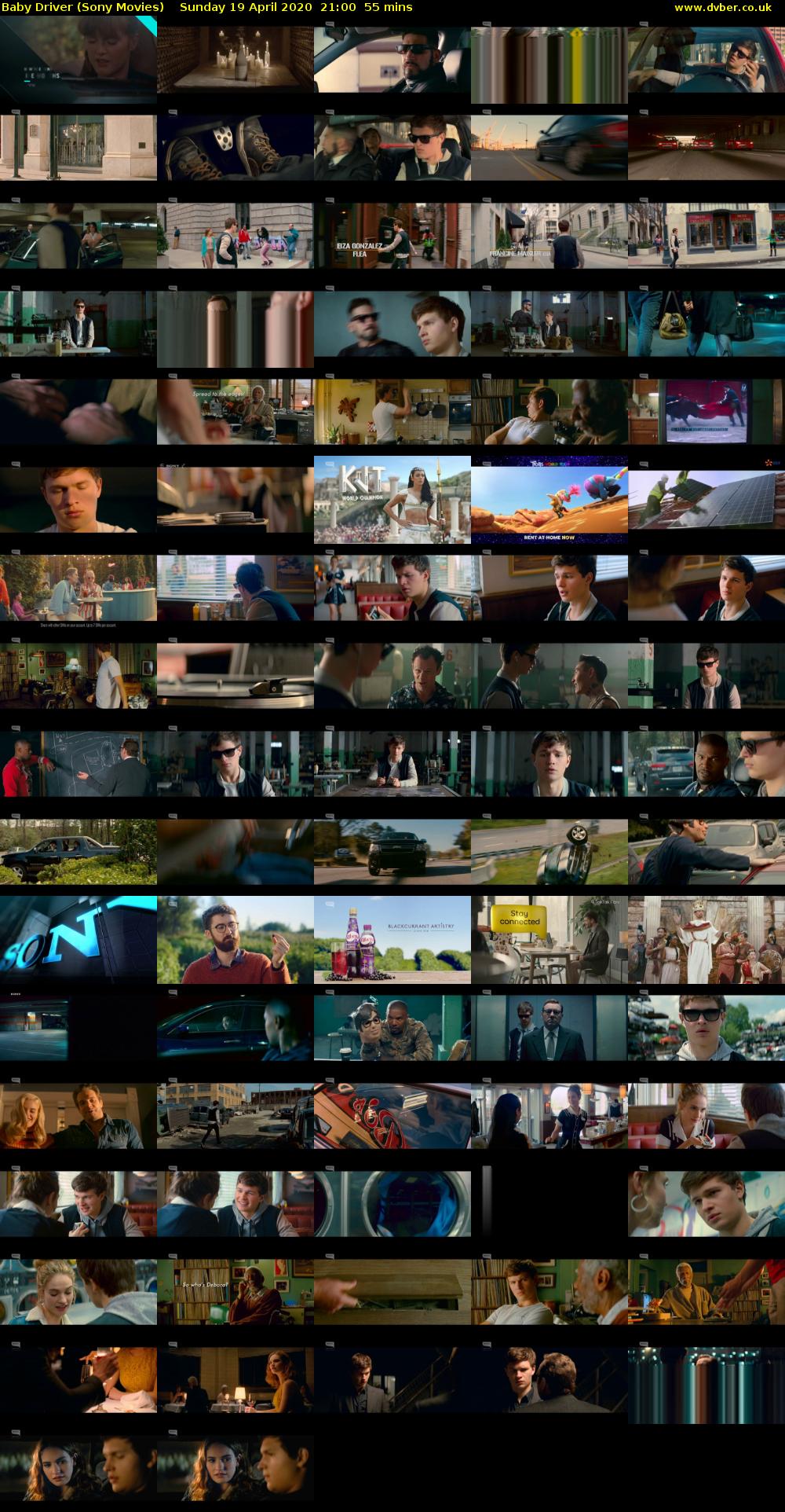Baby Driver (Sony Movies) Sunday 19 April 2020 21:00 - 21:55