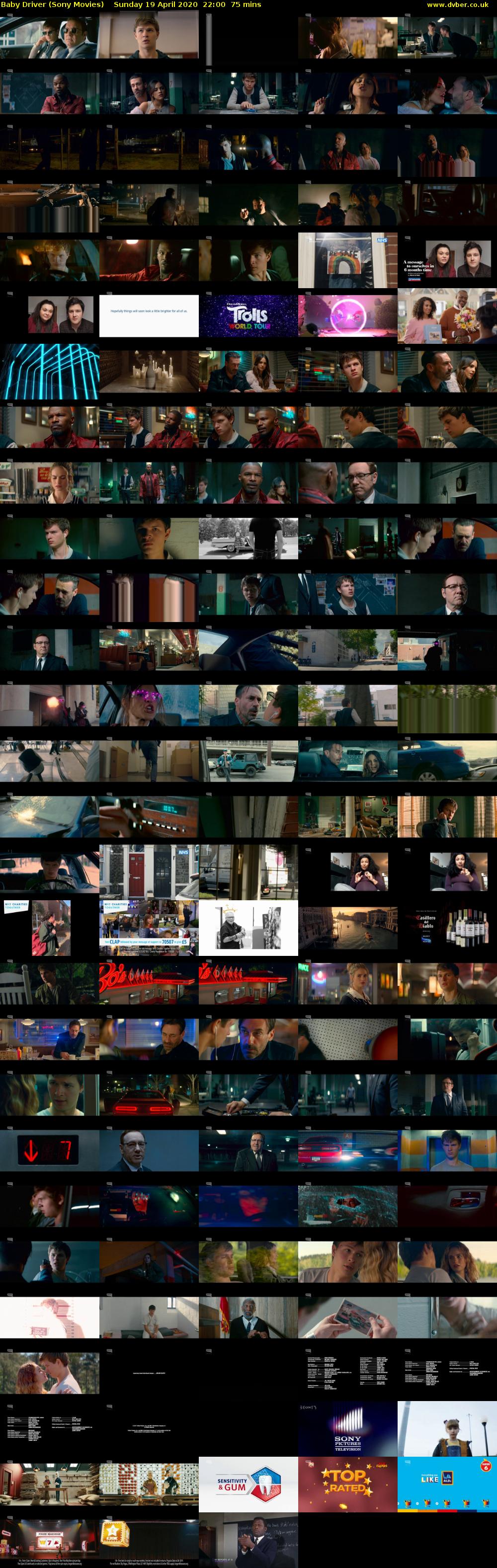 Baby Driver (Sony Movies) Sunday 19 April 2020 22:00 - 23:15