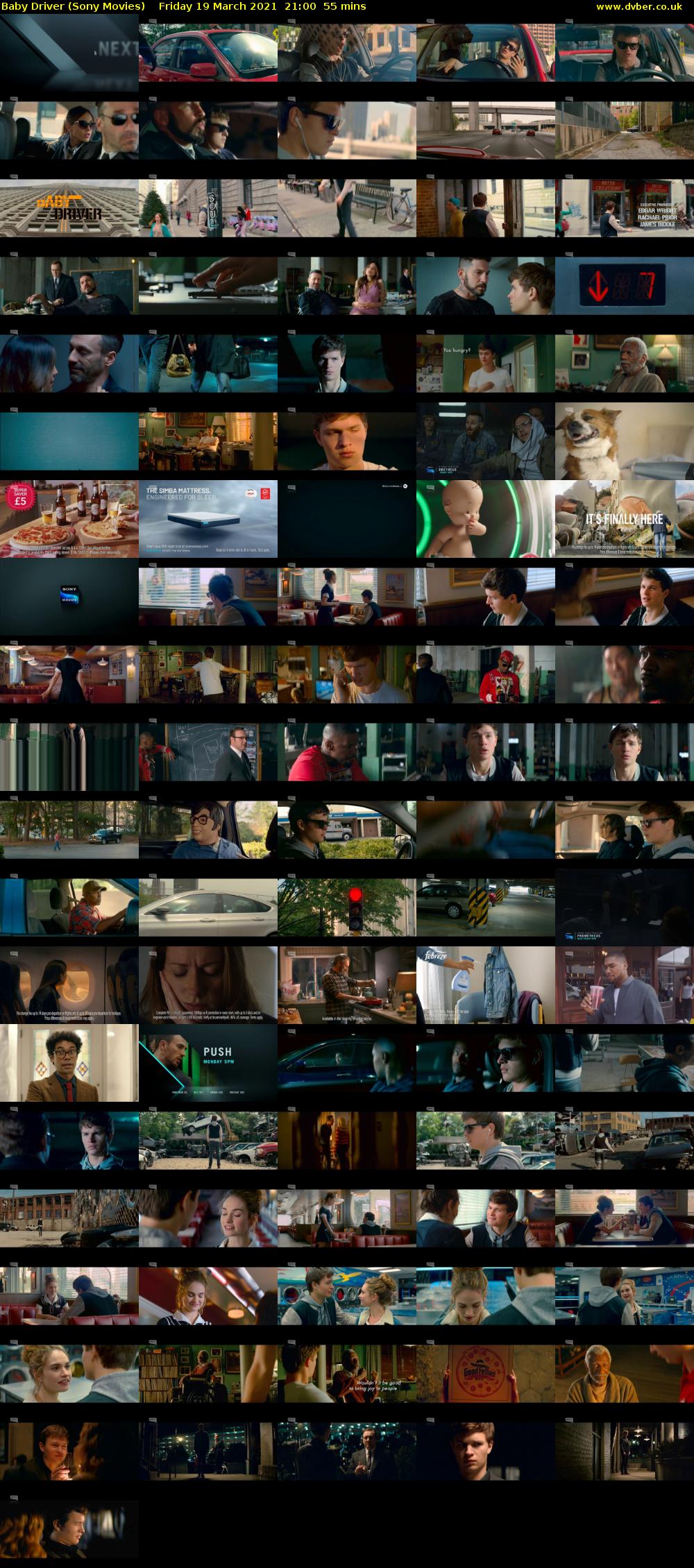 Baby Driver (Sony Movies) Friday 19 March 2021 21:00 - 21:55