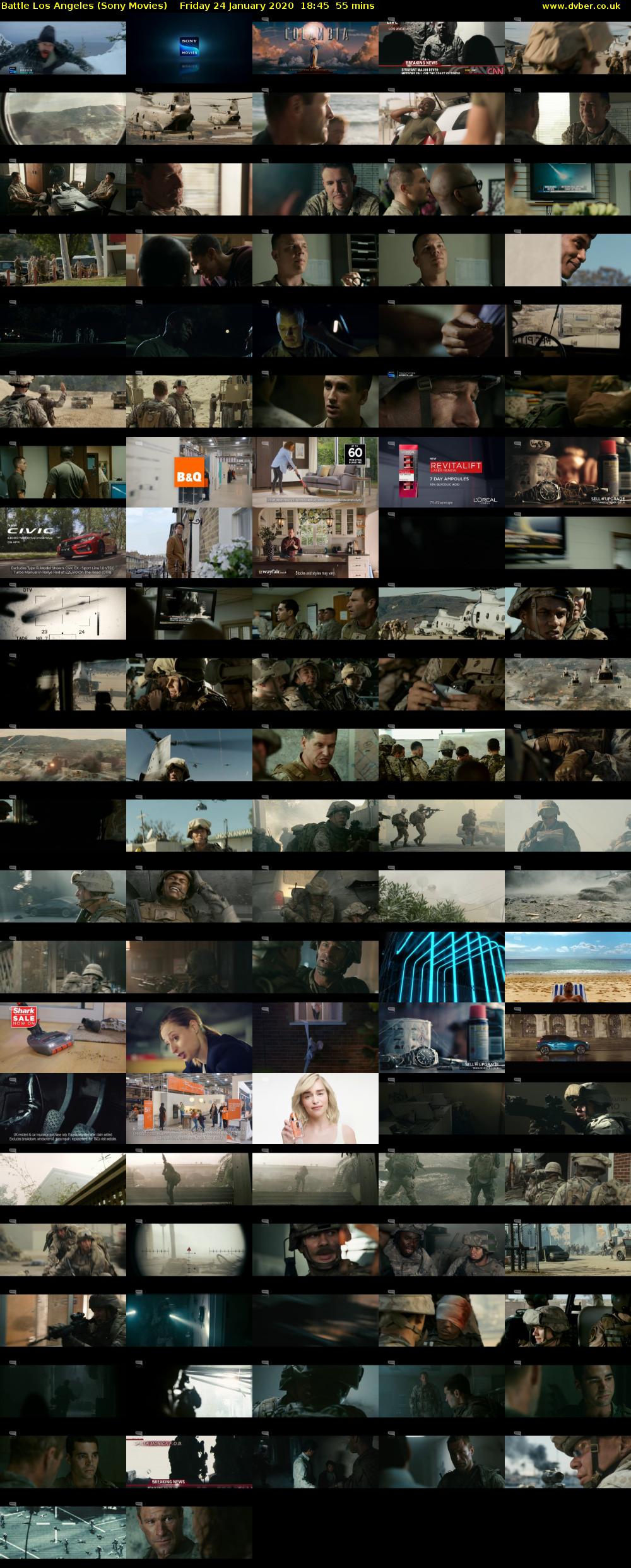 Battle Los Angeles (Sony Movies) Friday 24 January 2020 18:45 - 19:40