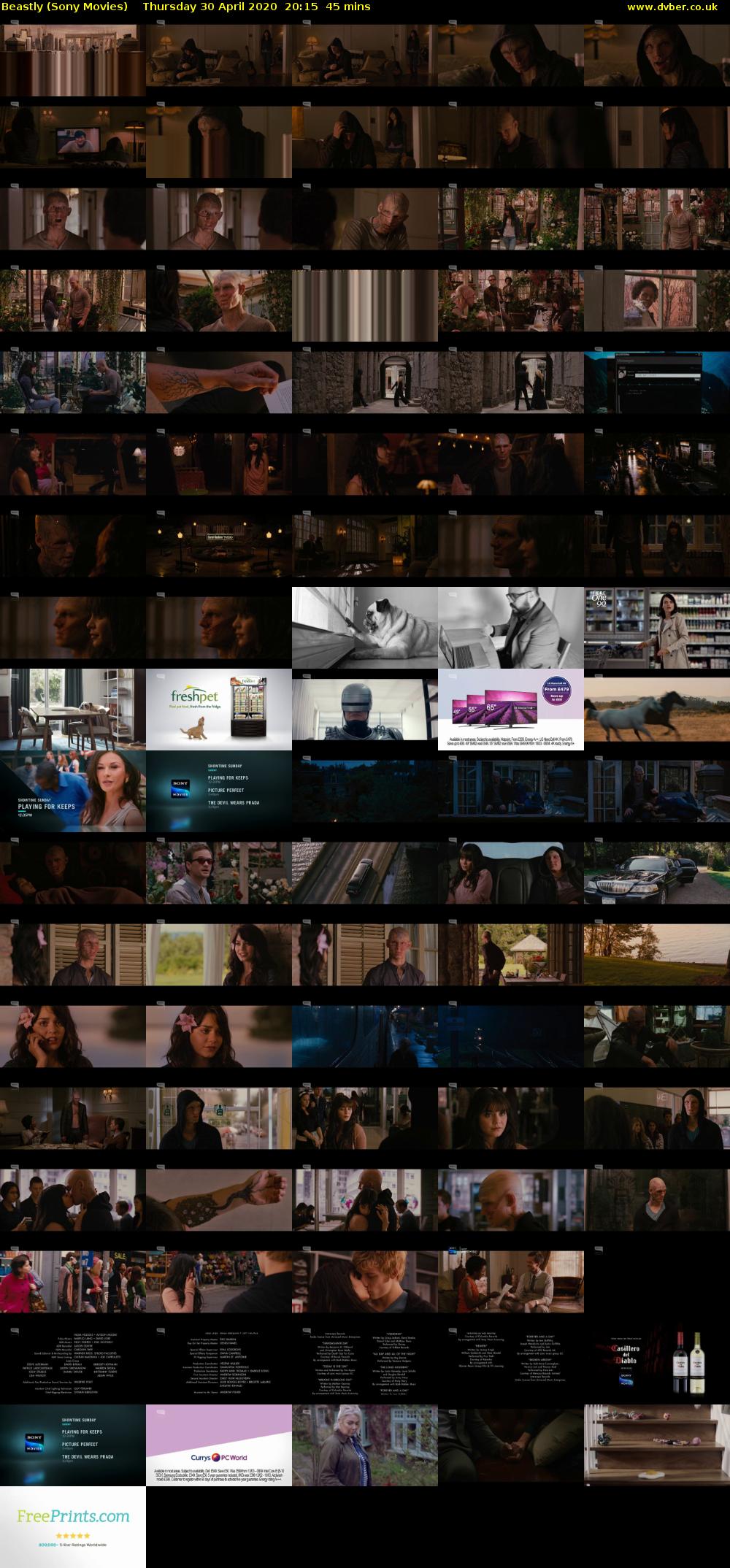 Beastly (Sony Movies) Thursday 30 April 2020 20:15 - 21:00