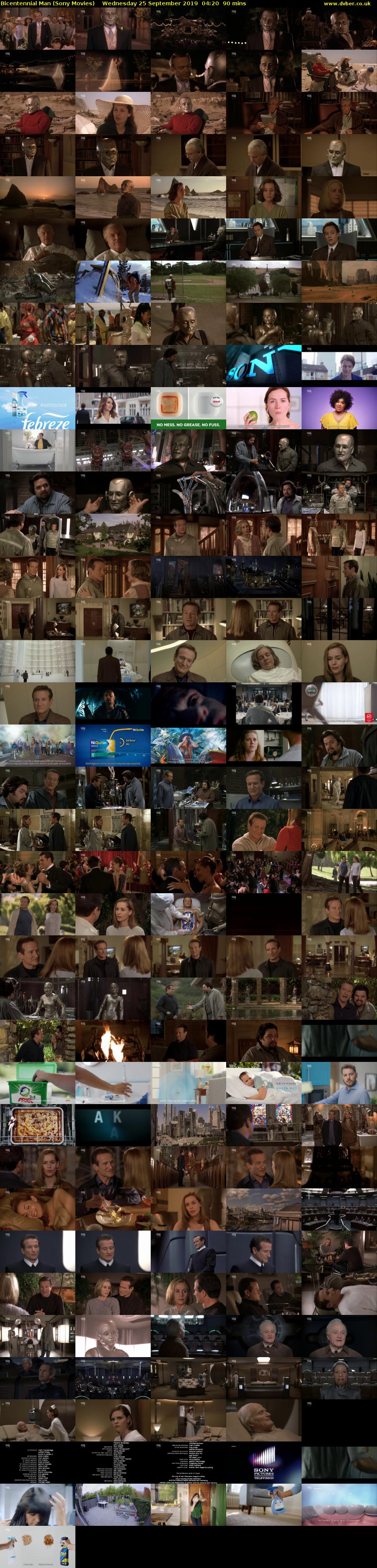 Bicentennial Man (Sony Movies) Wednesday 25 September 2019 04:20 - 05:50