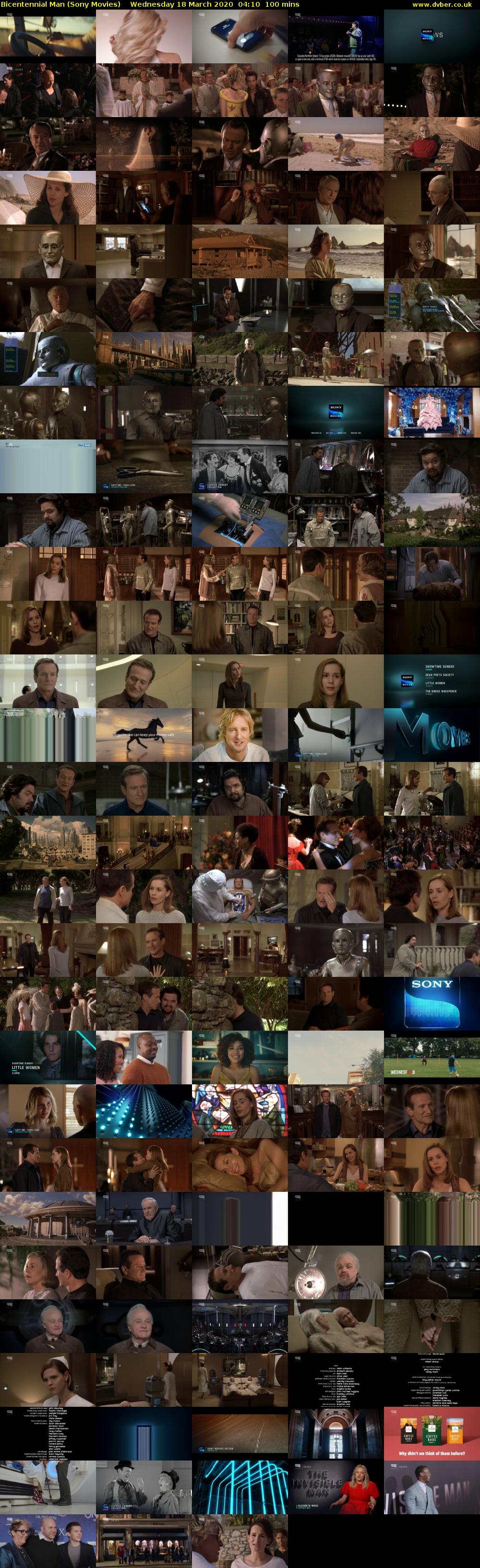 Bicentennial Man (Sony Movies) Wednesday 18 March 2020 04:10 - 05:50
