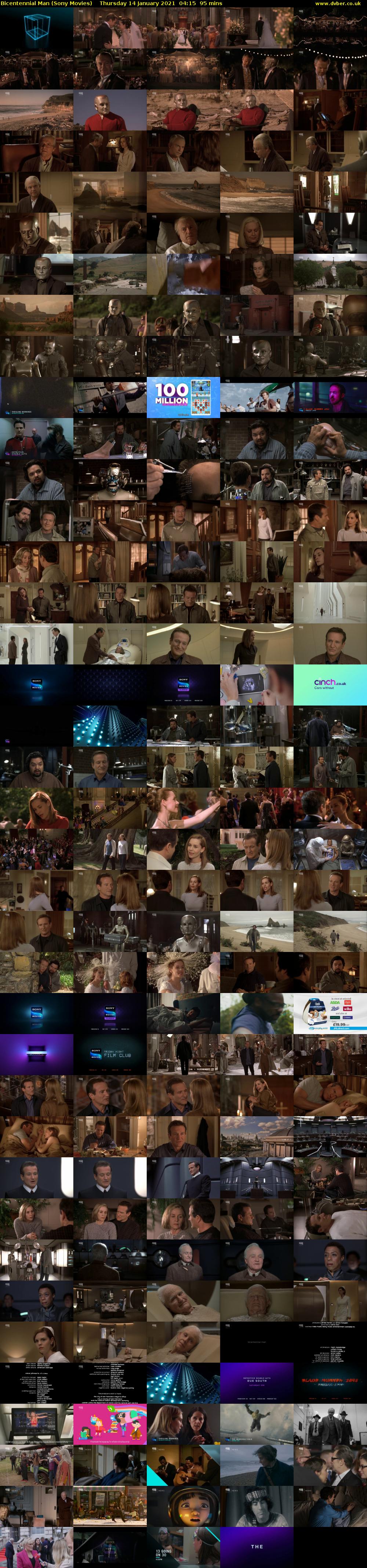 Bicentennial Man (Sony Movies) Thursday 14 January 2021 04:15 - 05:50