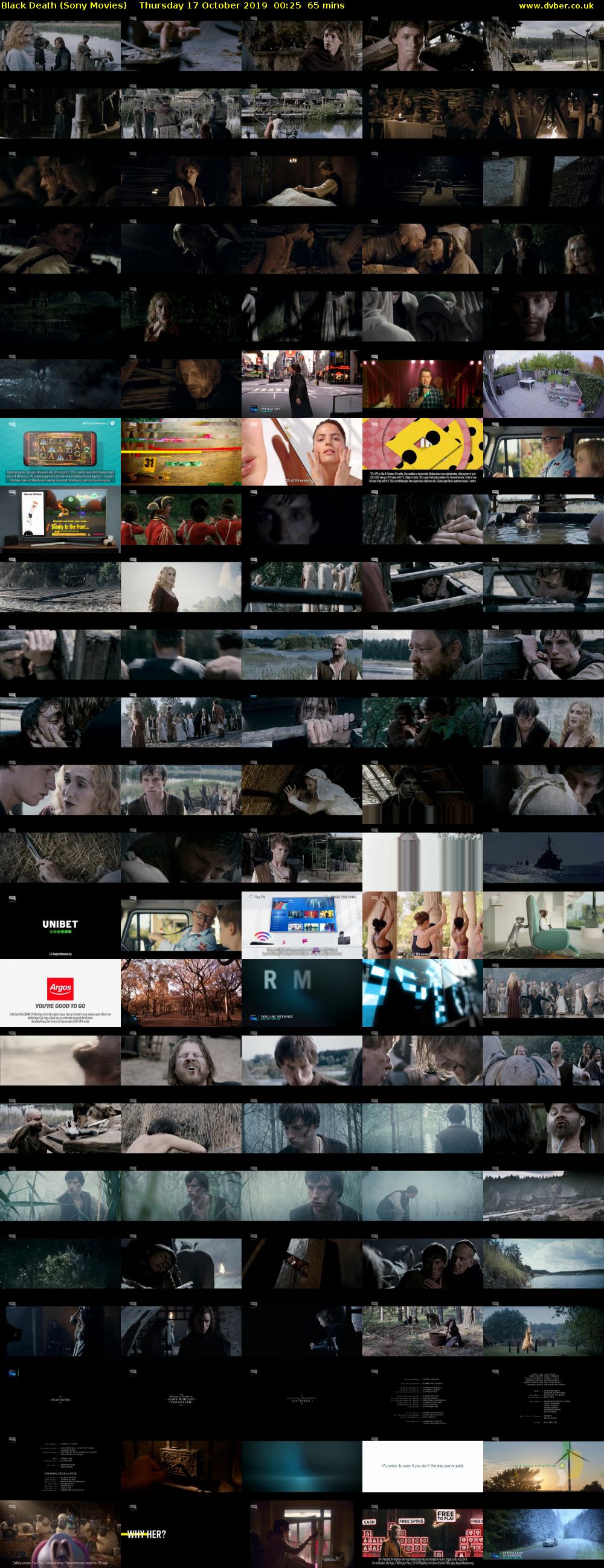 Black Death (Sony Movies) Thursday 17 October 2019 00:25 - 01:30