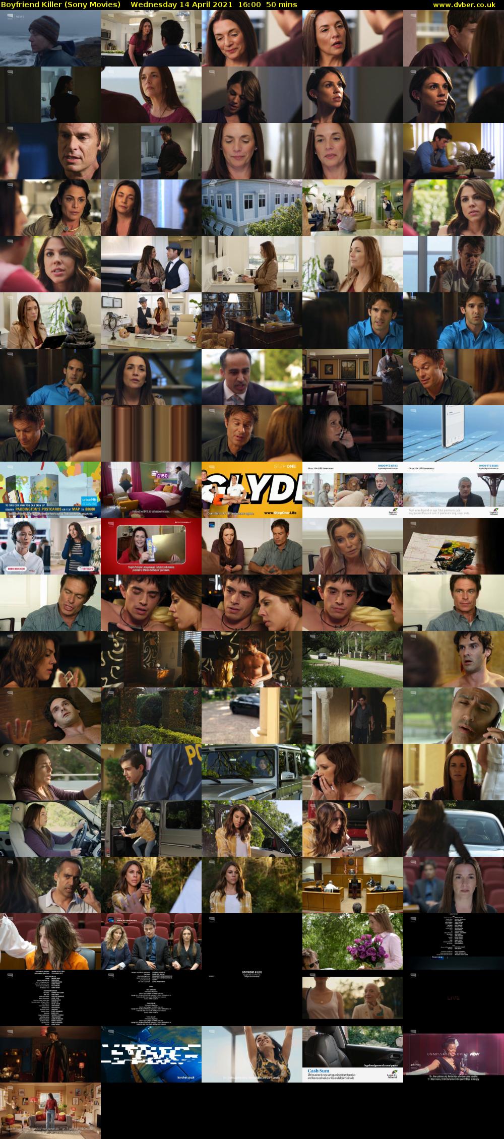 Boyfriend Killer (Sony Movies) Wednesday 14 April 2021 16:00 - 16:50