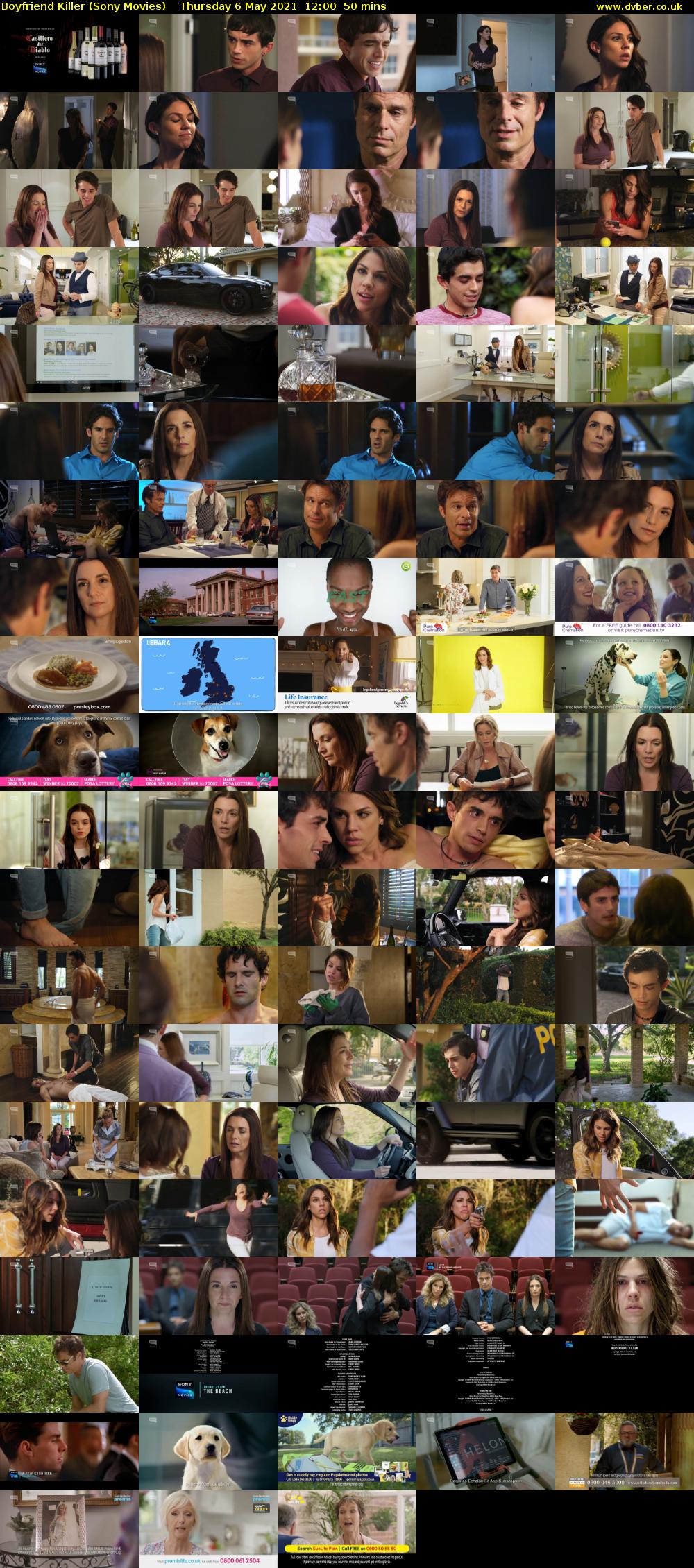 Boyfriend Killer (Sony Movies) Thursday 6 May 2021 12:00 - 12:50