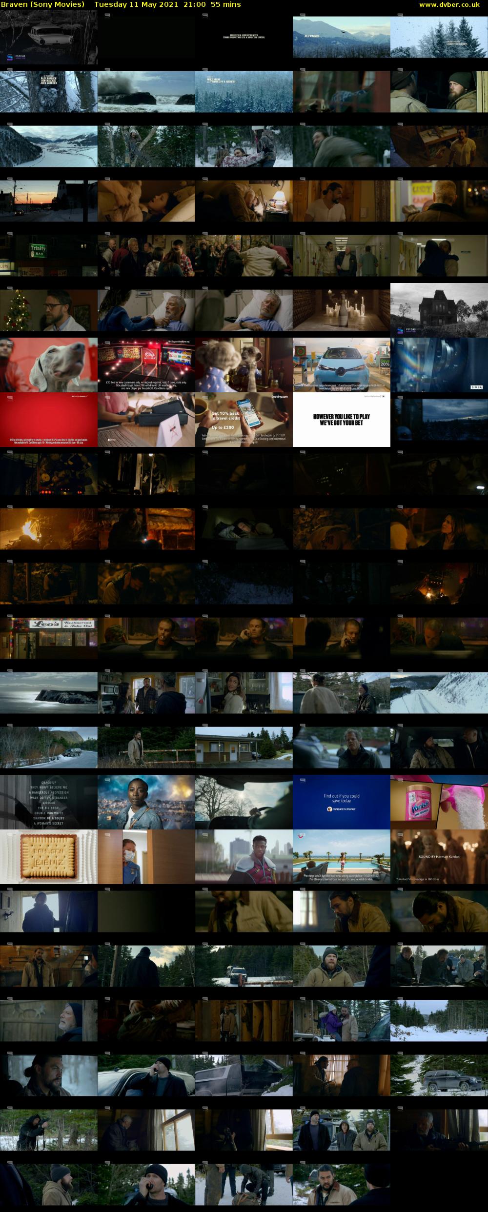 Braven (Sony Movies) Tuesday 11 May 2021 21:00 - 21:55