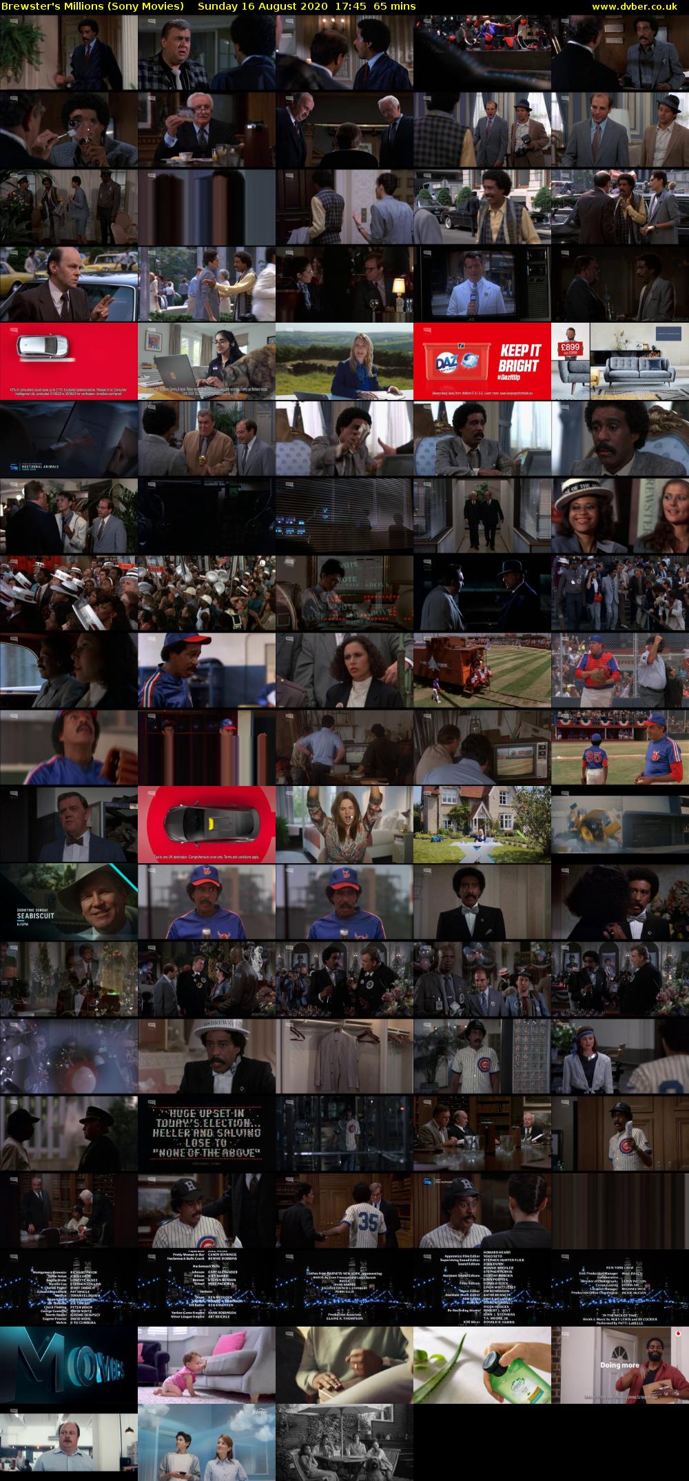 Brewster's Millions (Sony Movies) Sunday 16 August 2020 17:45 - 18:50