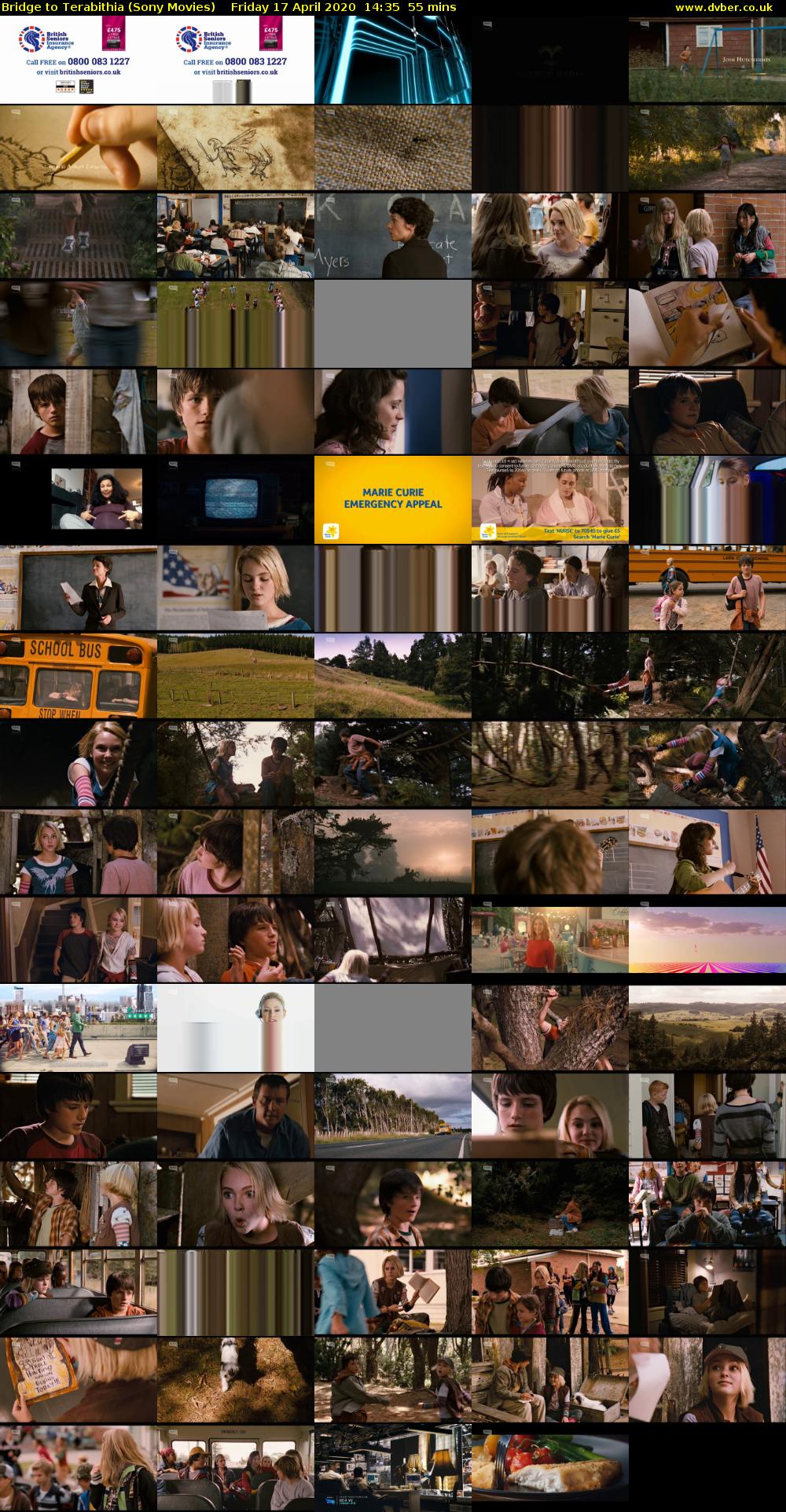 Bridge to Terabithia (Sony Movies) Friday 17 April 2020 14:35 - 15:30