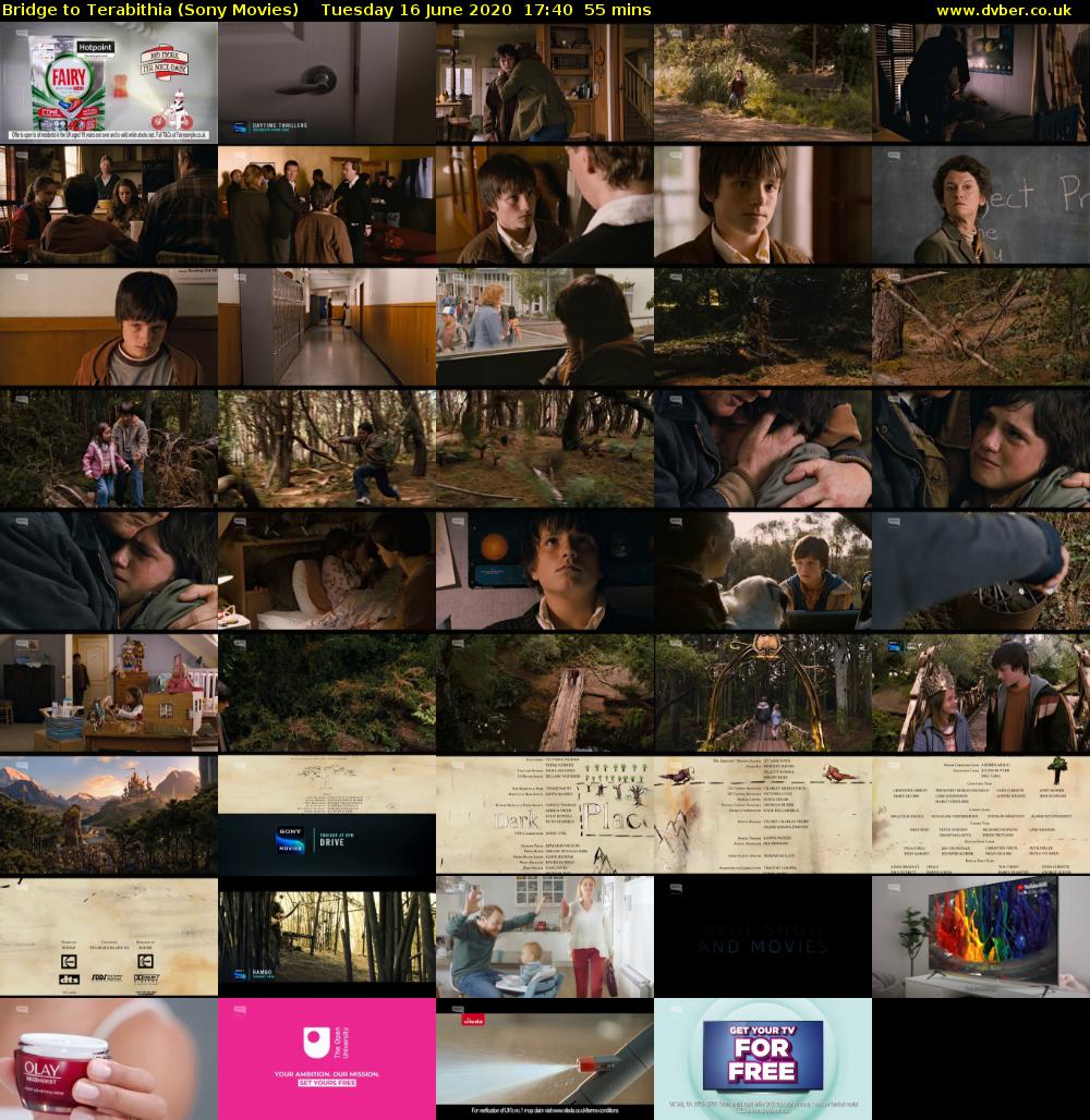 Bridge to Terabithia (Sony Movies) Tuesday 16 June 2020 17:40 - 18:35
