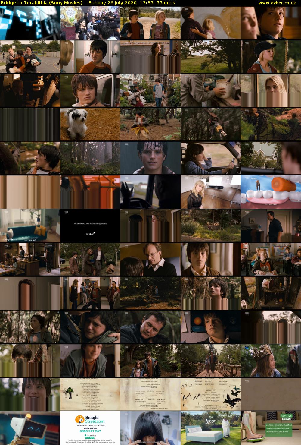 Bridge to Terabithia (Sony Movies) Sunday 26 July 2020 13:35 - 14:30