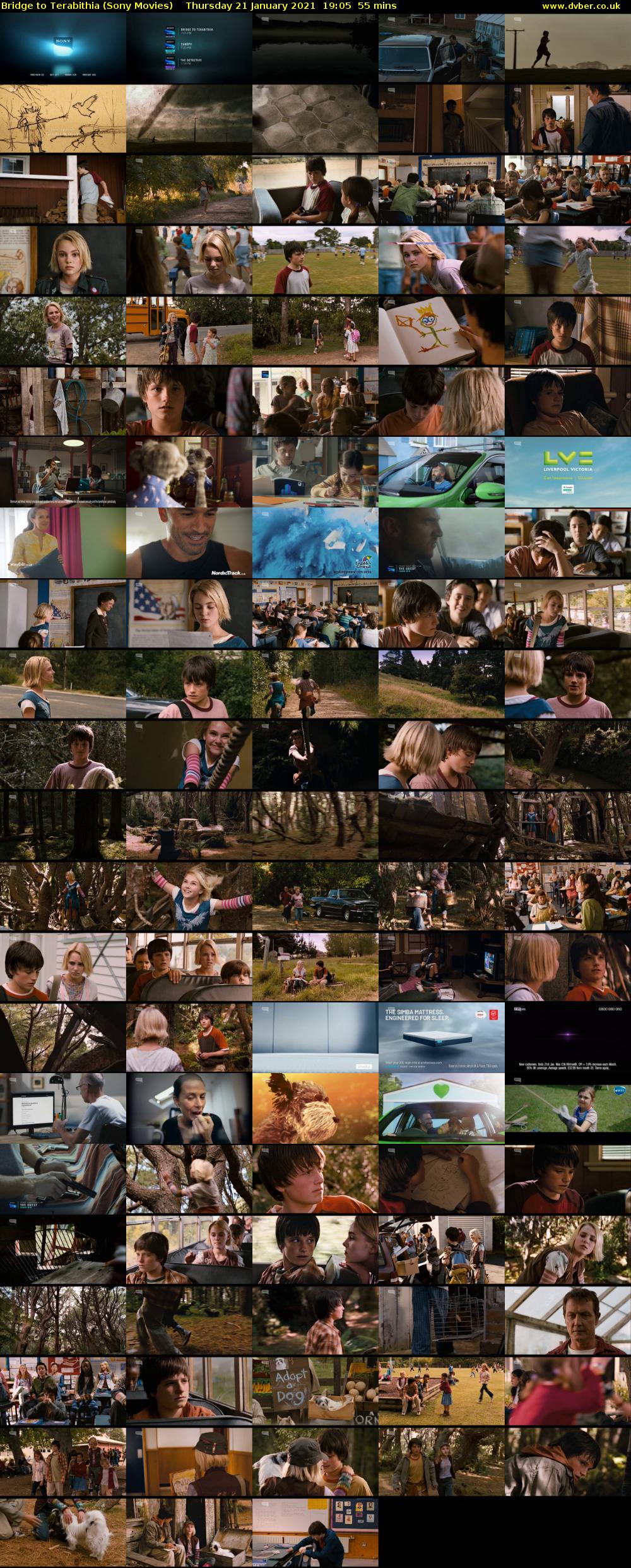 Bridge to Terabithia (Sony Movies) Thursday 21 January 2021 19:05 - 20:00