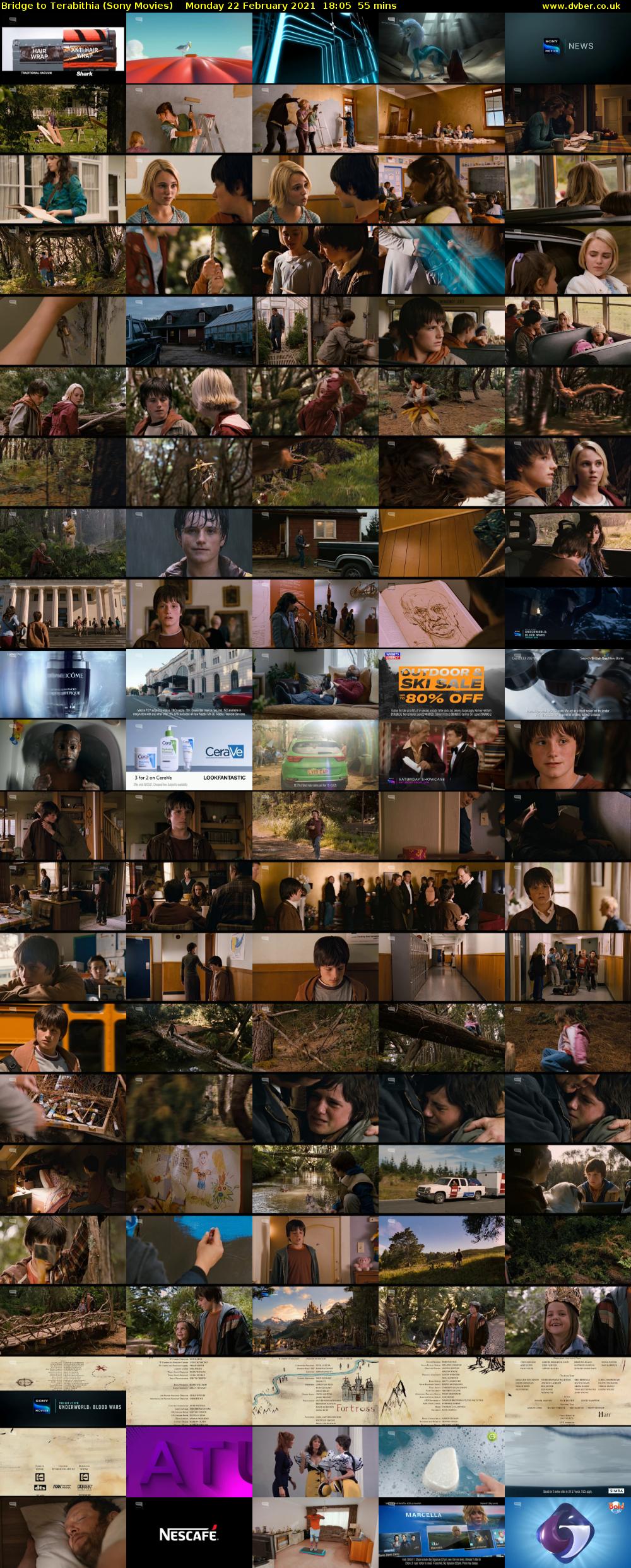 Bridge to Terabithia (Sony Movies) Monday 22 February 2021 18:05 - 19:00