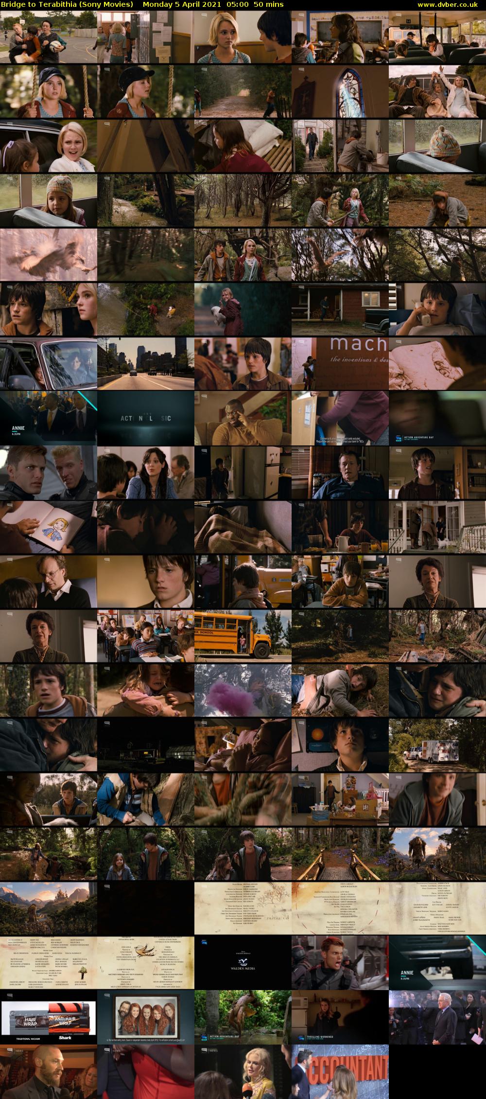 Bridge to Terabithia (Sony Movies) Monday 5 April 2021 05:00 - 05:50