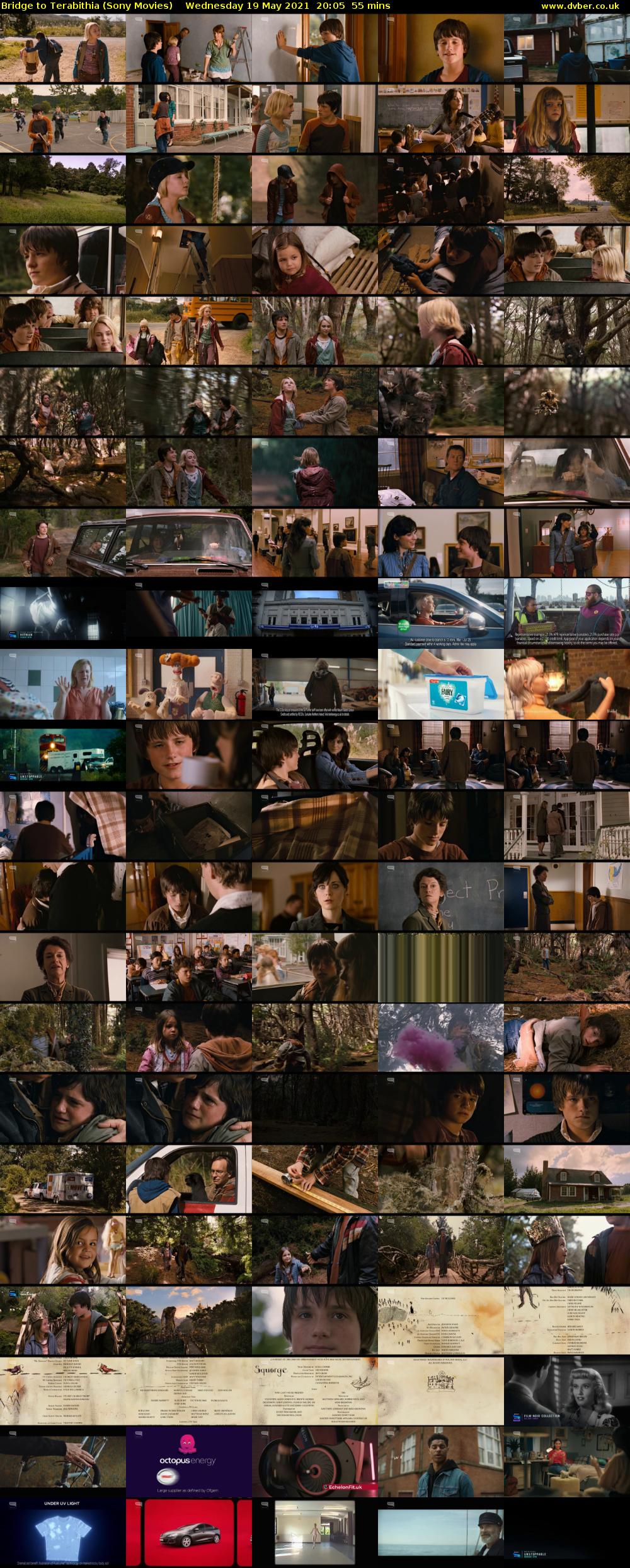 Bridge to Terabithia (Sony Movies) Wednesday 19 May 2021 20:05 - 21:00