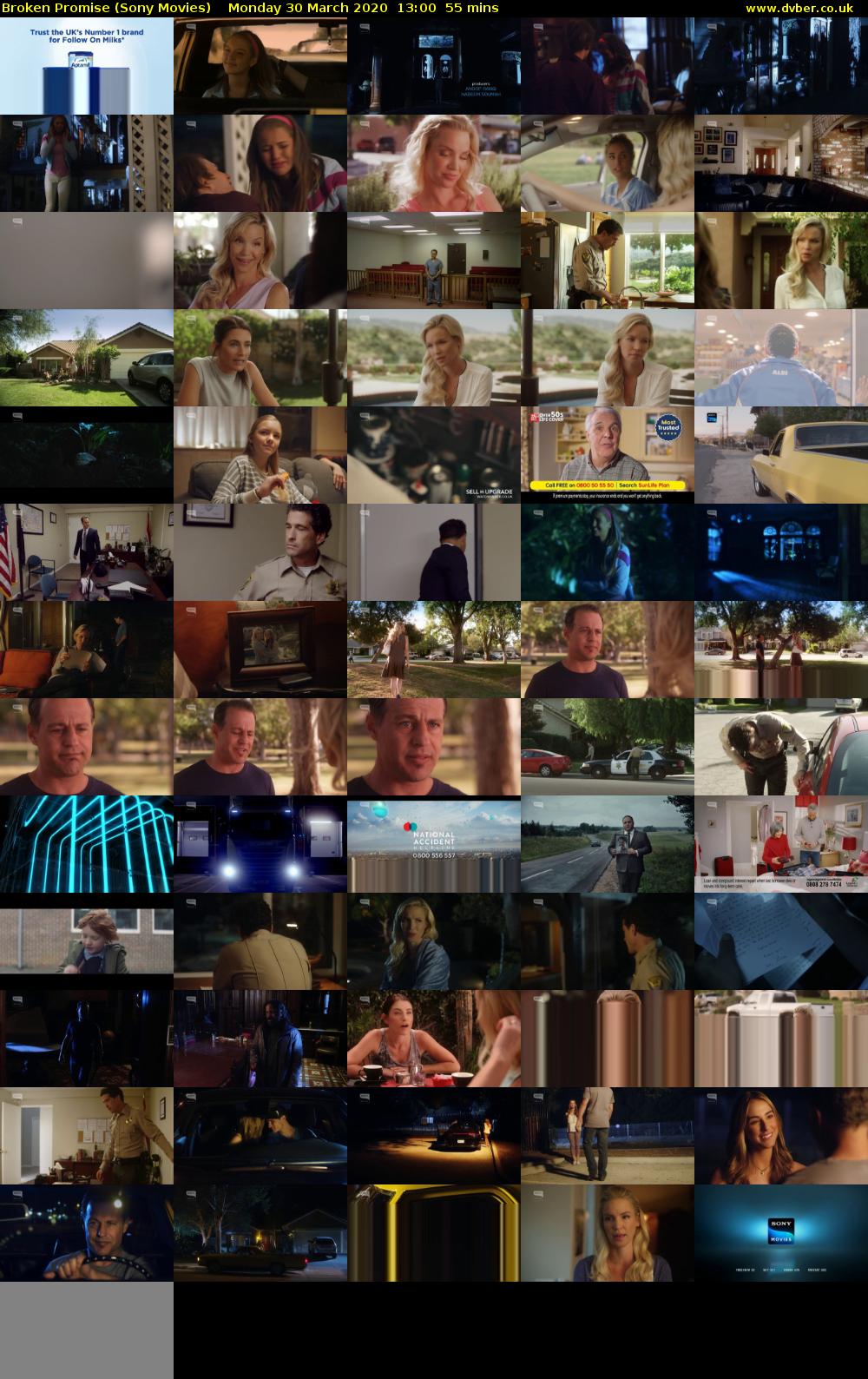 Broken Promise (Sony Movies) Monday 30 March 2020 13:00 - 13:55