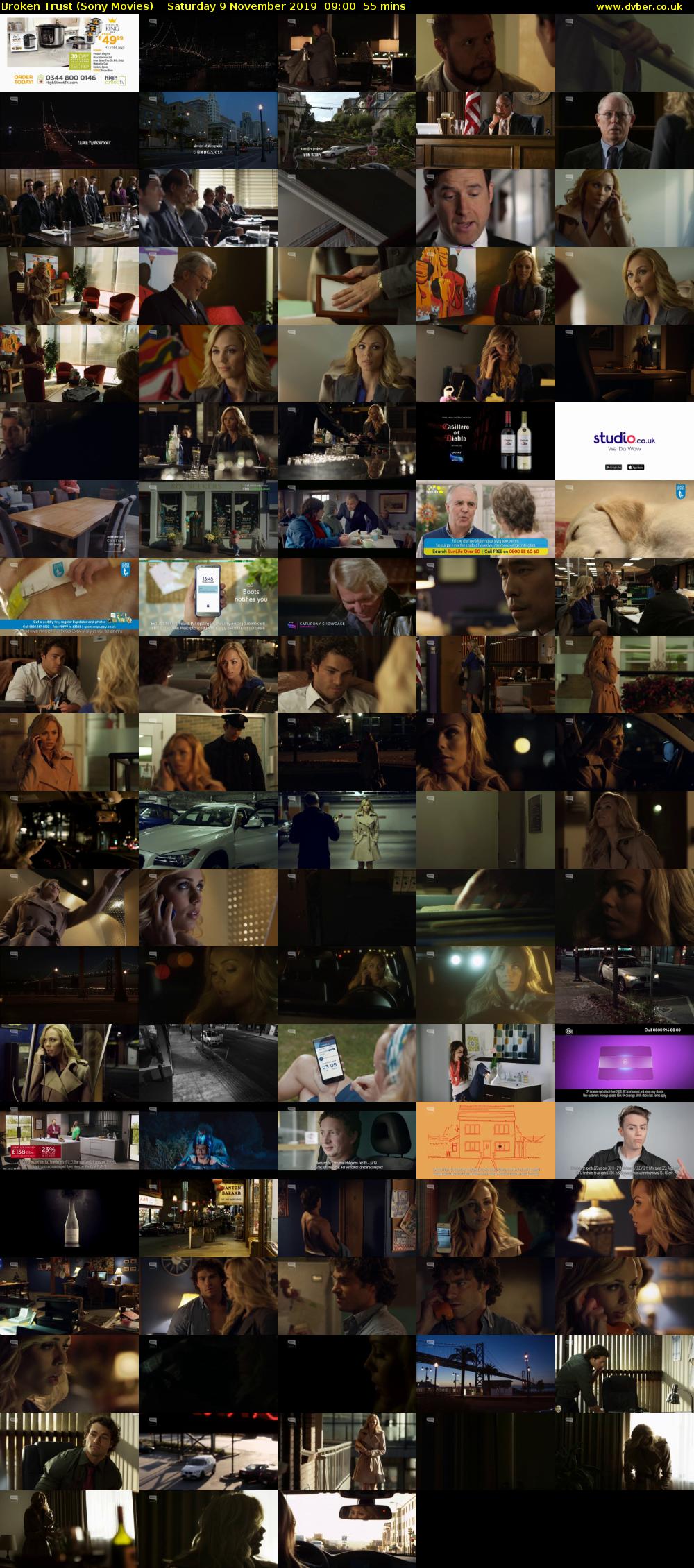 Broken Trust (Sony Movies) Saturday 9 November 2019 09:00 - 09:55