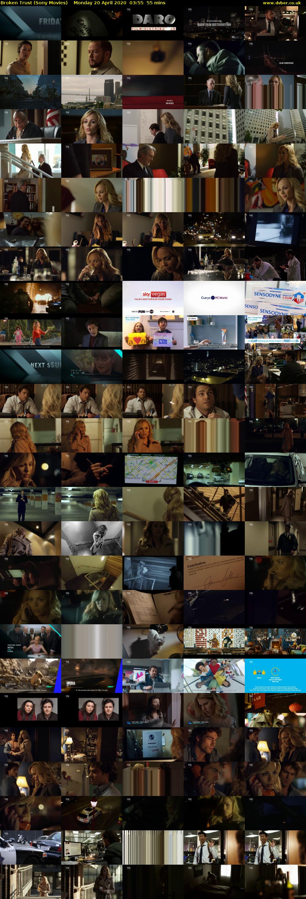 Broken Trust (Sony Movies) Monday 20 April 2020 03:55 - 04:50