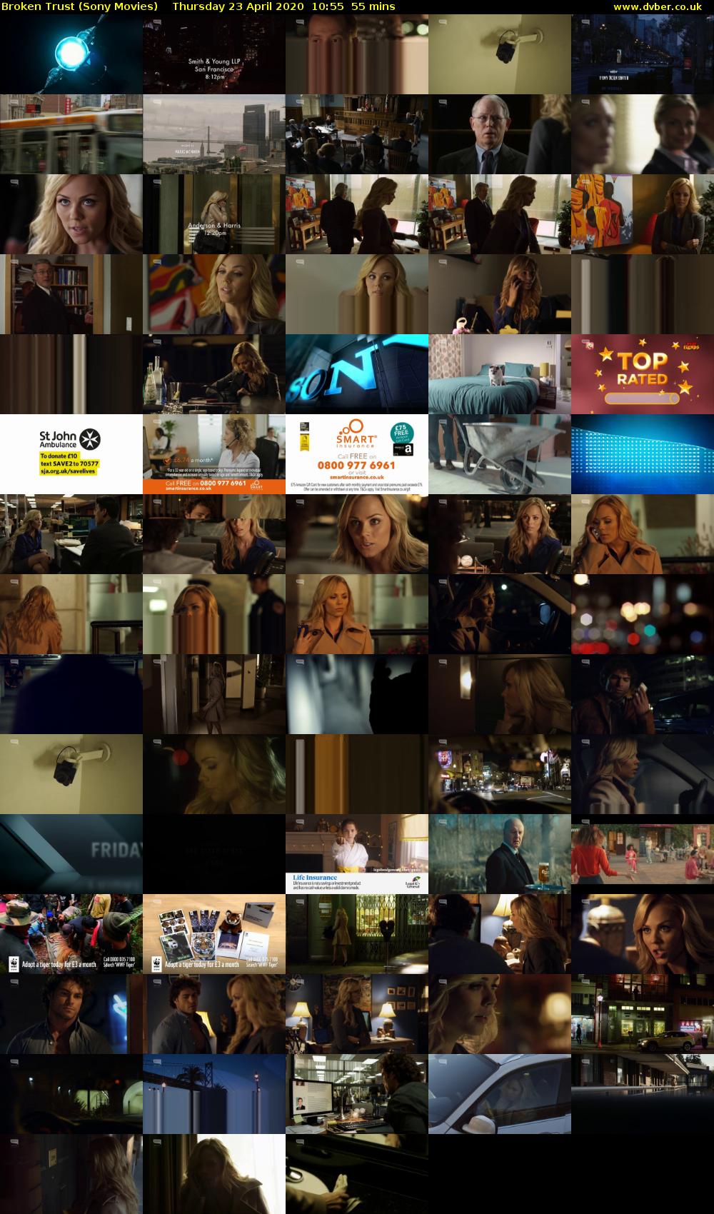 Broken Trust (Sony Movies) Thursday 23 April 2020 10:55 - 11:50