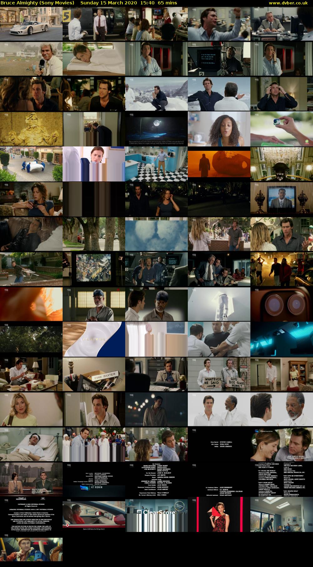 Bruce Almighty (Sony Movies) Sunday 15 March 2020 15:40 - 16:45