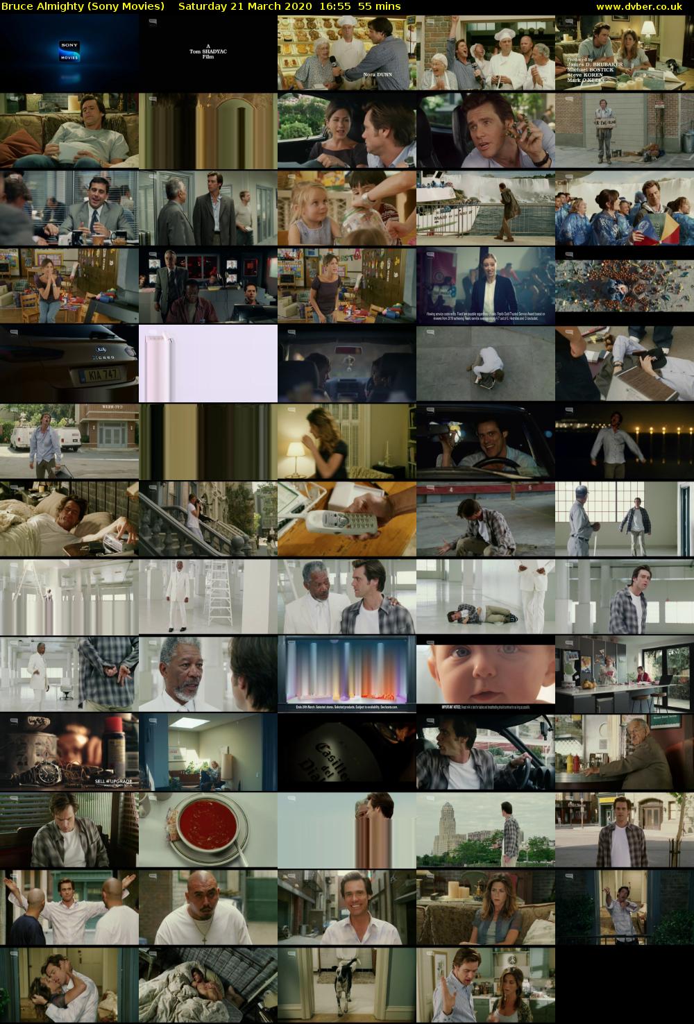 Bruce Almighty (Sony Movies) Saturday 21 March 2020 16:55 - 17:50
