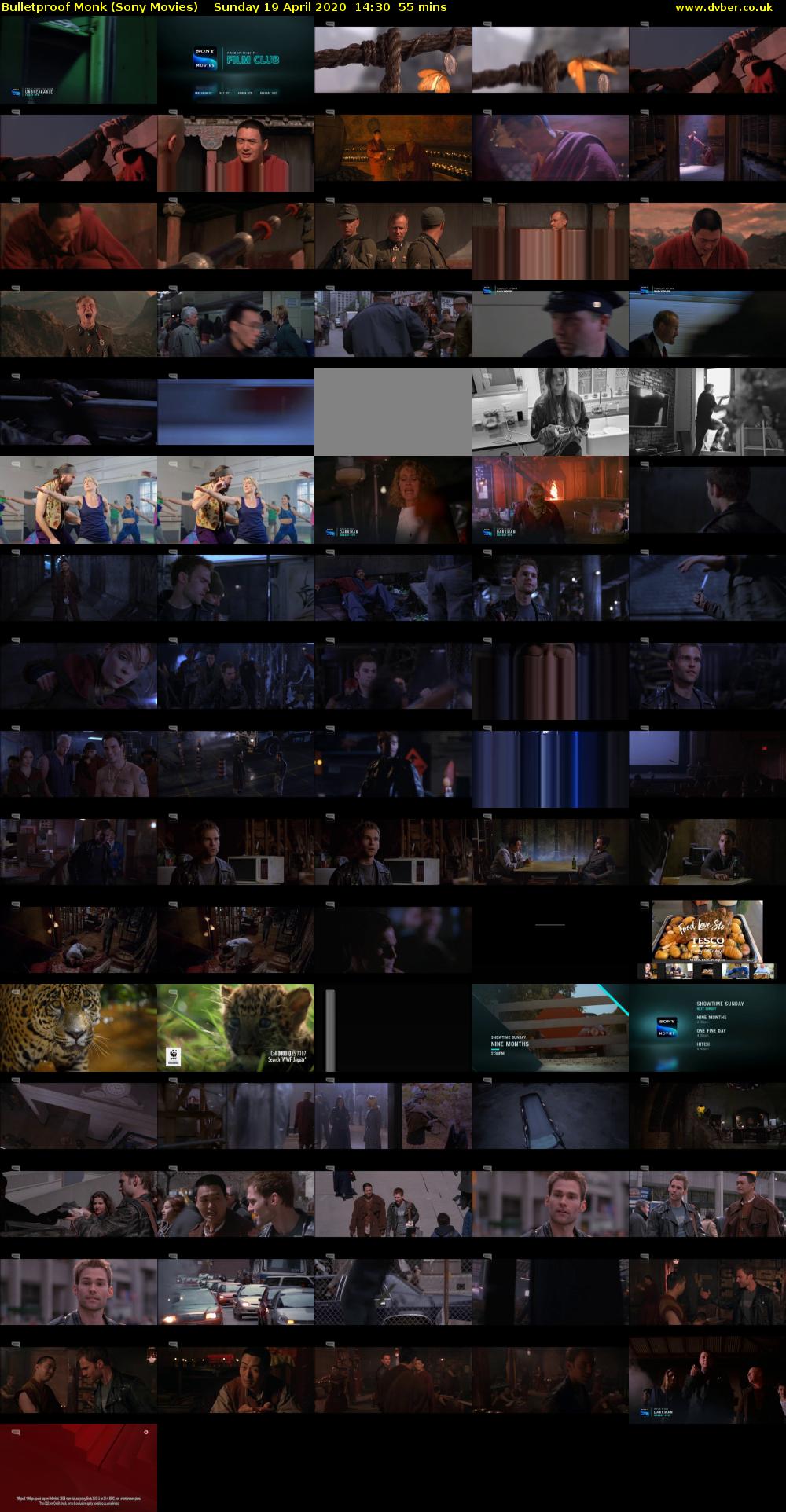 Bulletproof Monk (Sony Movies) Sunday 19 April 2020 14:30 - 15:25