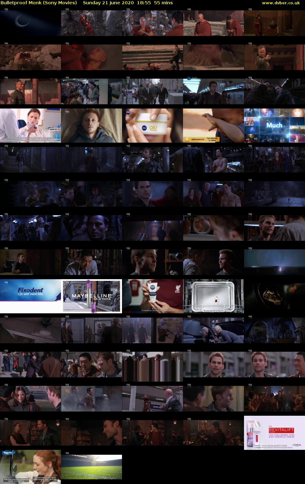 Bulletproof Monk (Sony Movies) Sunday 21 June 2020 18:55 - 19:50