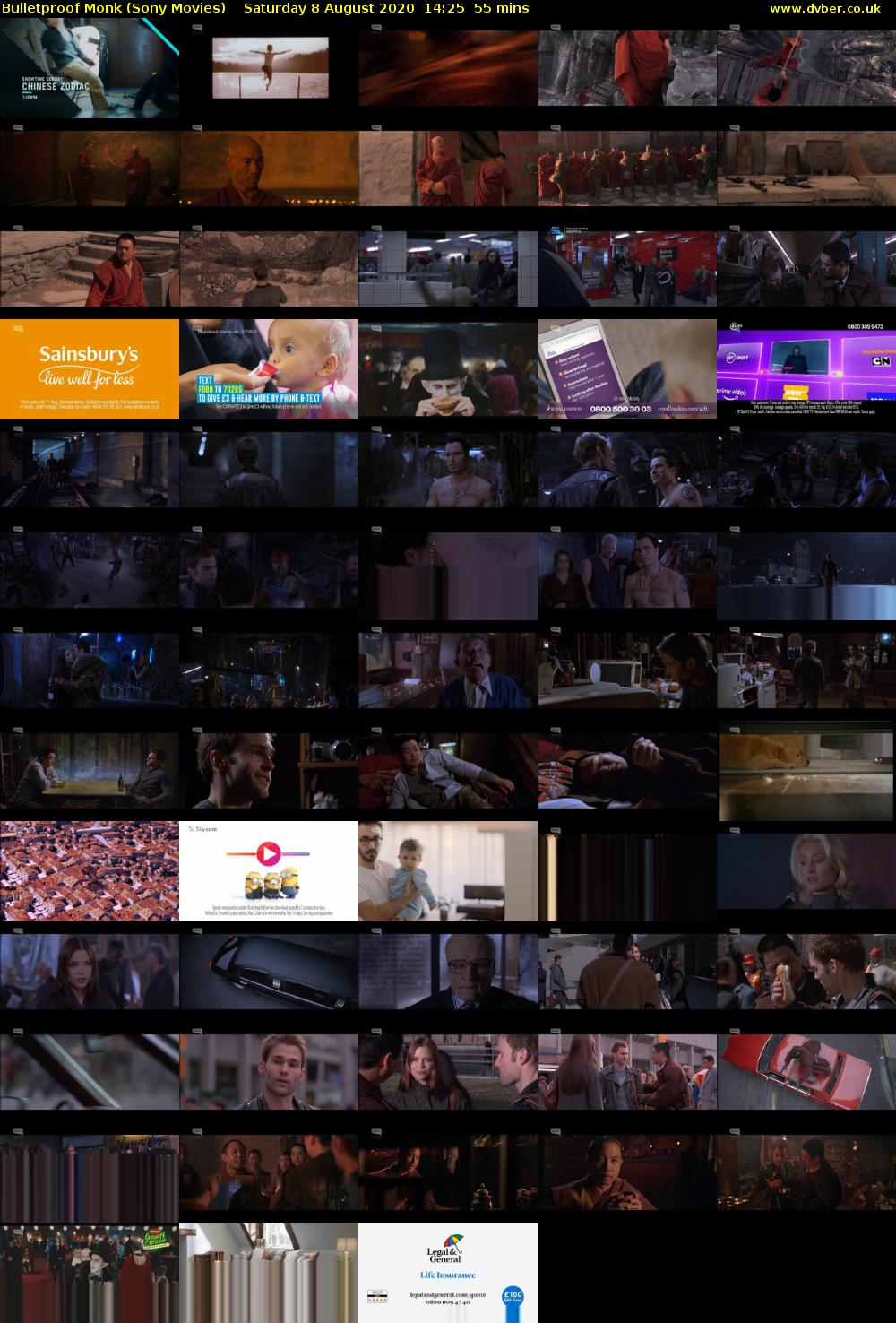 Bulletproof Monk (Sony Movies) Saturday 8 August 2020 14:25 - 15:20