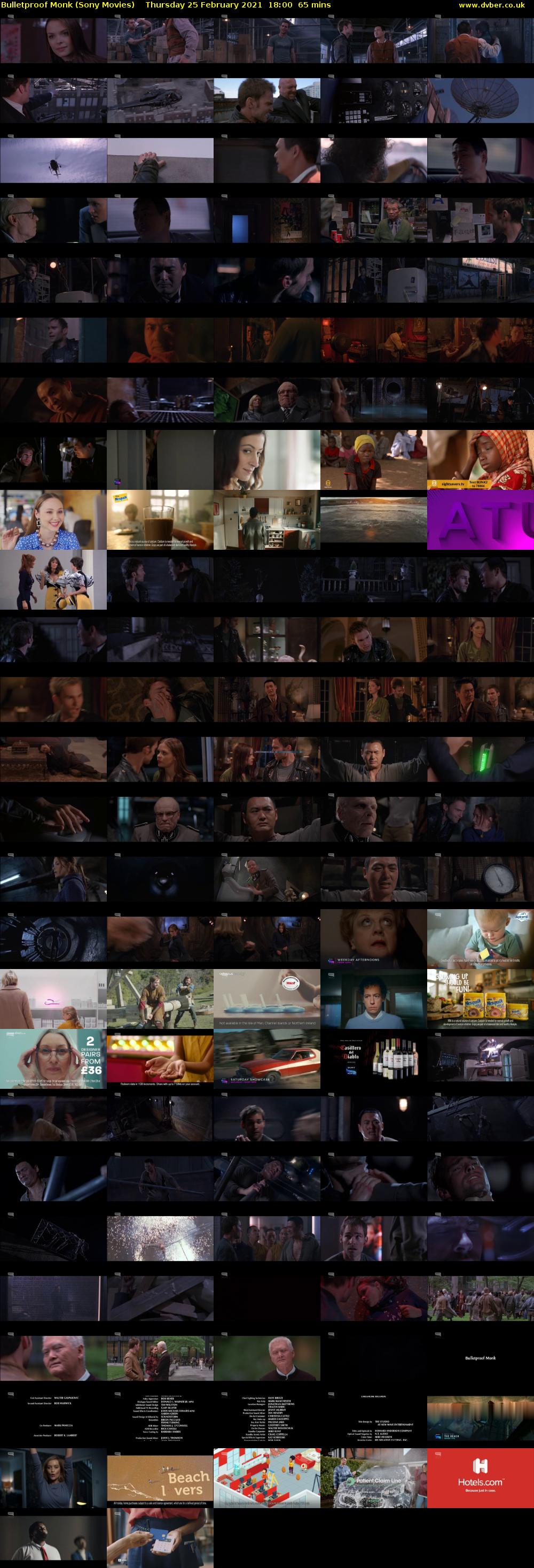 Bulletproof Monk (Sony Movies) Thursday 25 February 2021 18:00 - 19:05