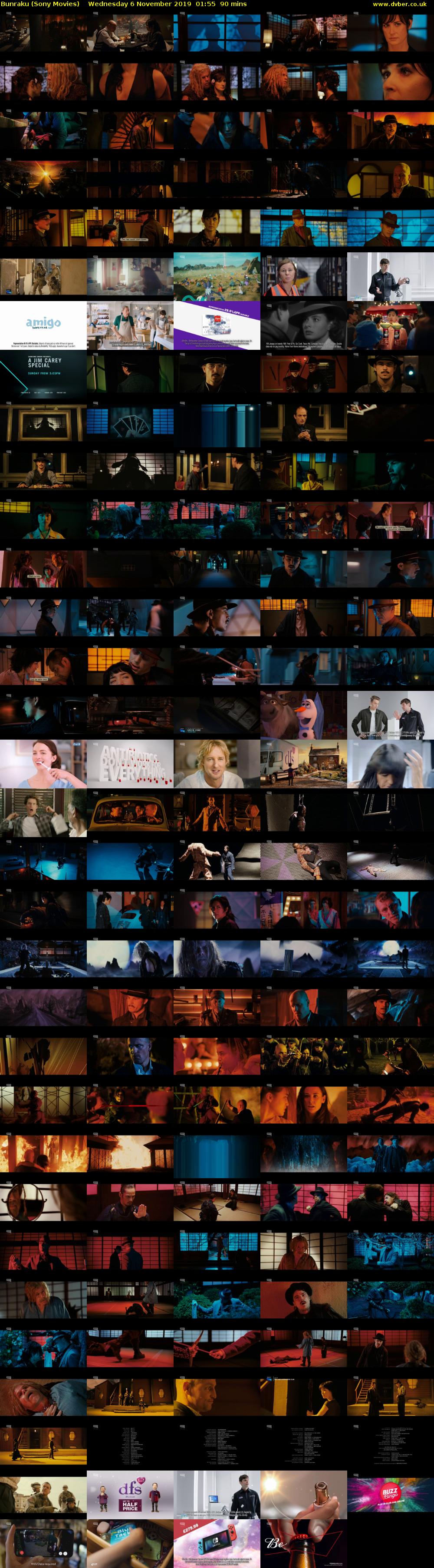 Bunraku (Sony Movies) Wednesday 6 November 2019 01:55 - 03:25
