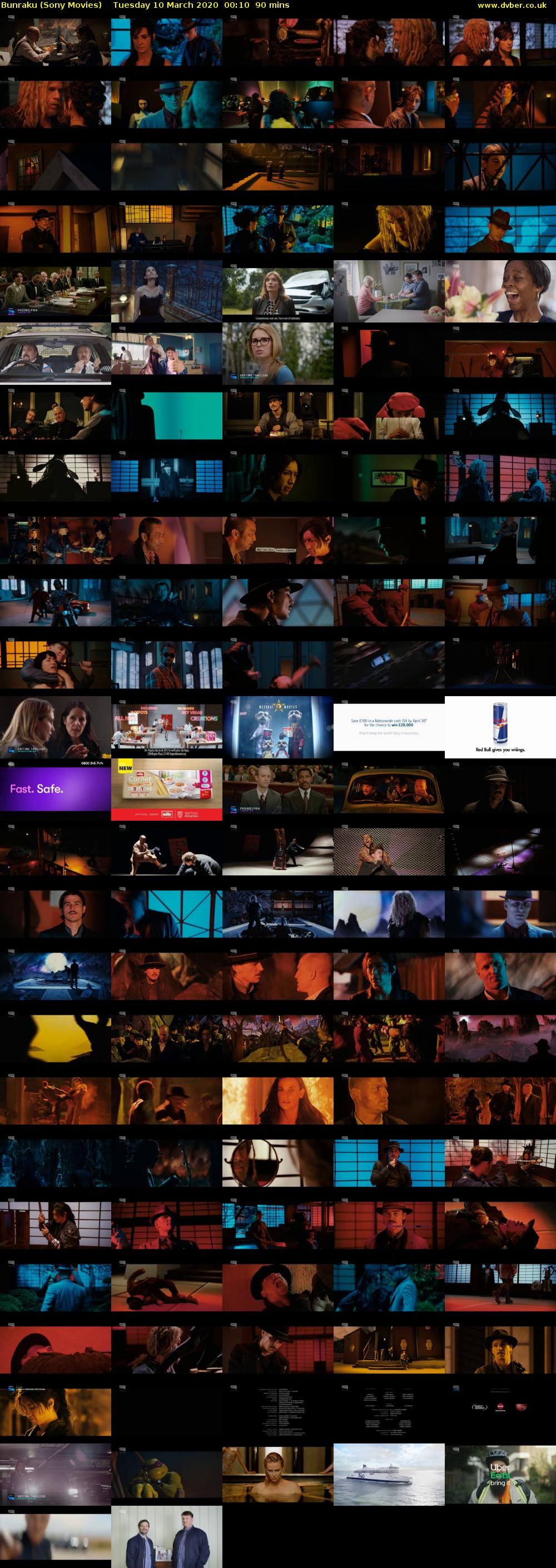 Bunraku (Sony Movies) Tuesday 10 March 2020 00:10 - 01:40