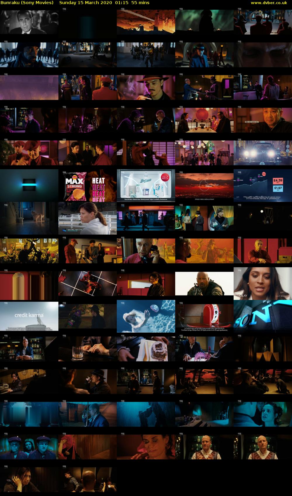 Bunraku (Sony Movies) Sunday 15 March 2020 01:15 - 02:10