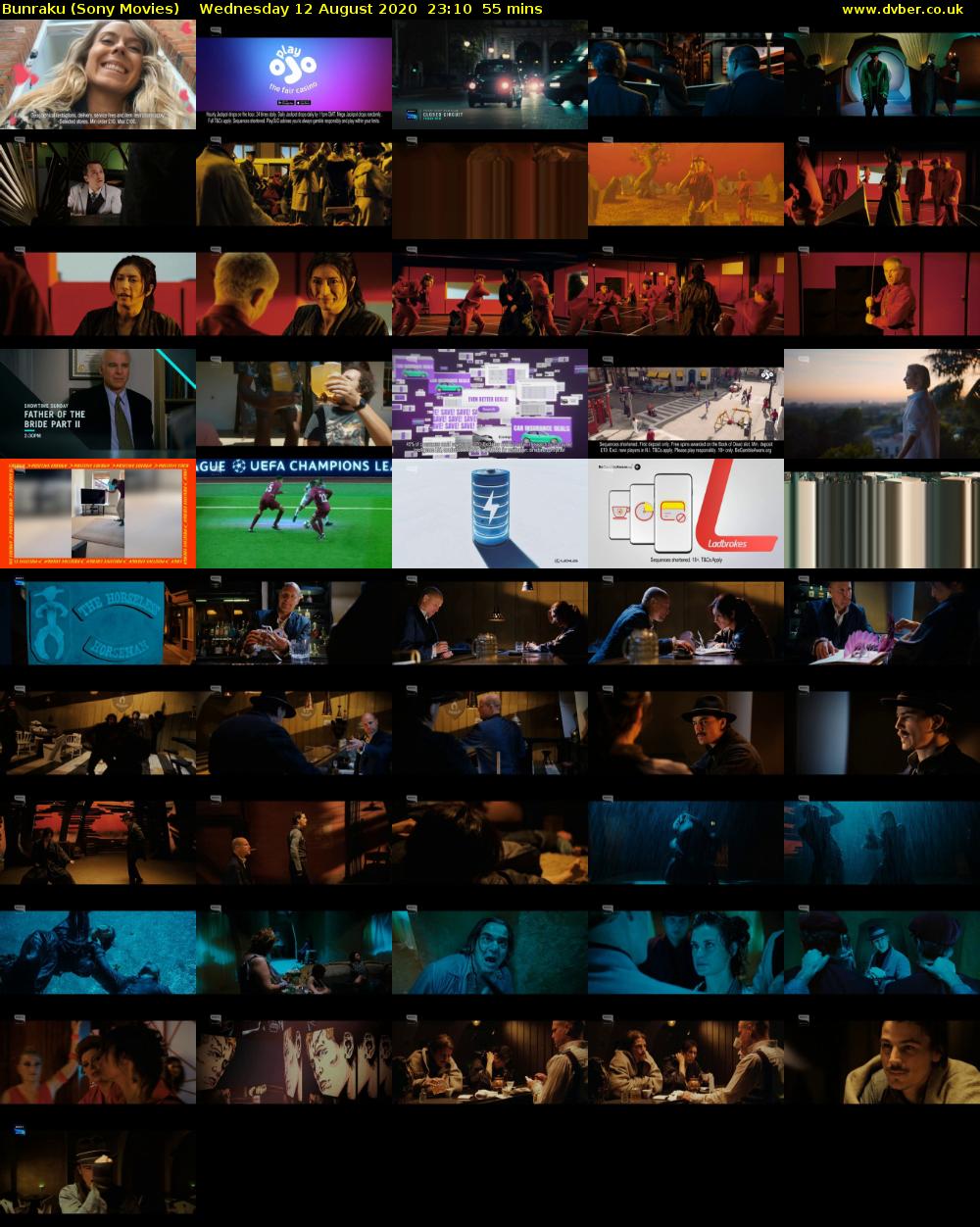 Bunraku (Sony Movies) Wednesday 12 August 2020 23:10 - 00:05