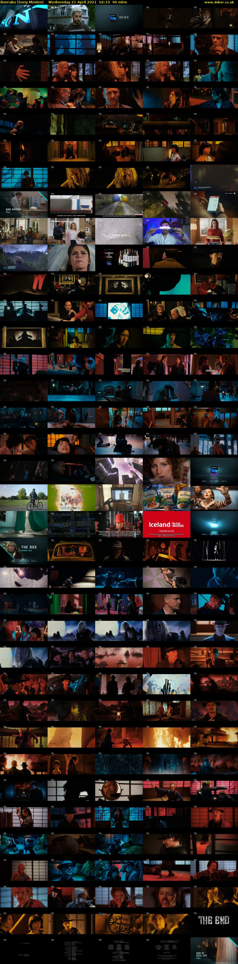 Bunraku (Sony Movies) Wednesday 21 April 2021 02:10 - 03:40