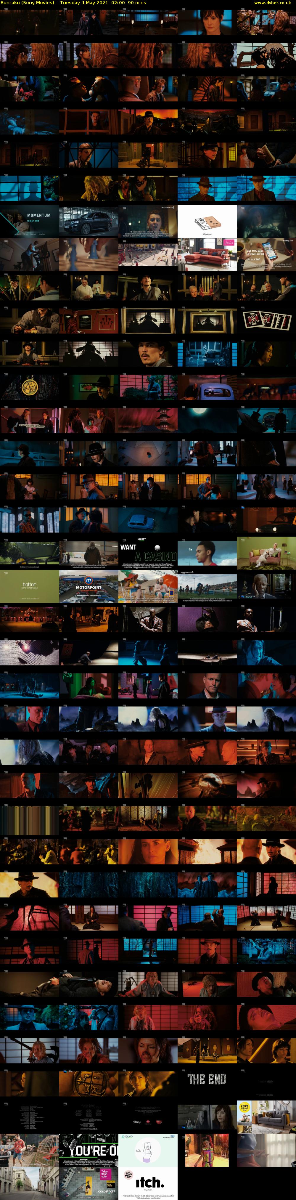 Bunraku (Sony Movies) Tuesday 4 May 2021 02:00 - 03:30