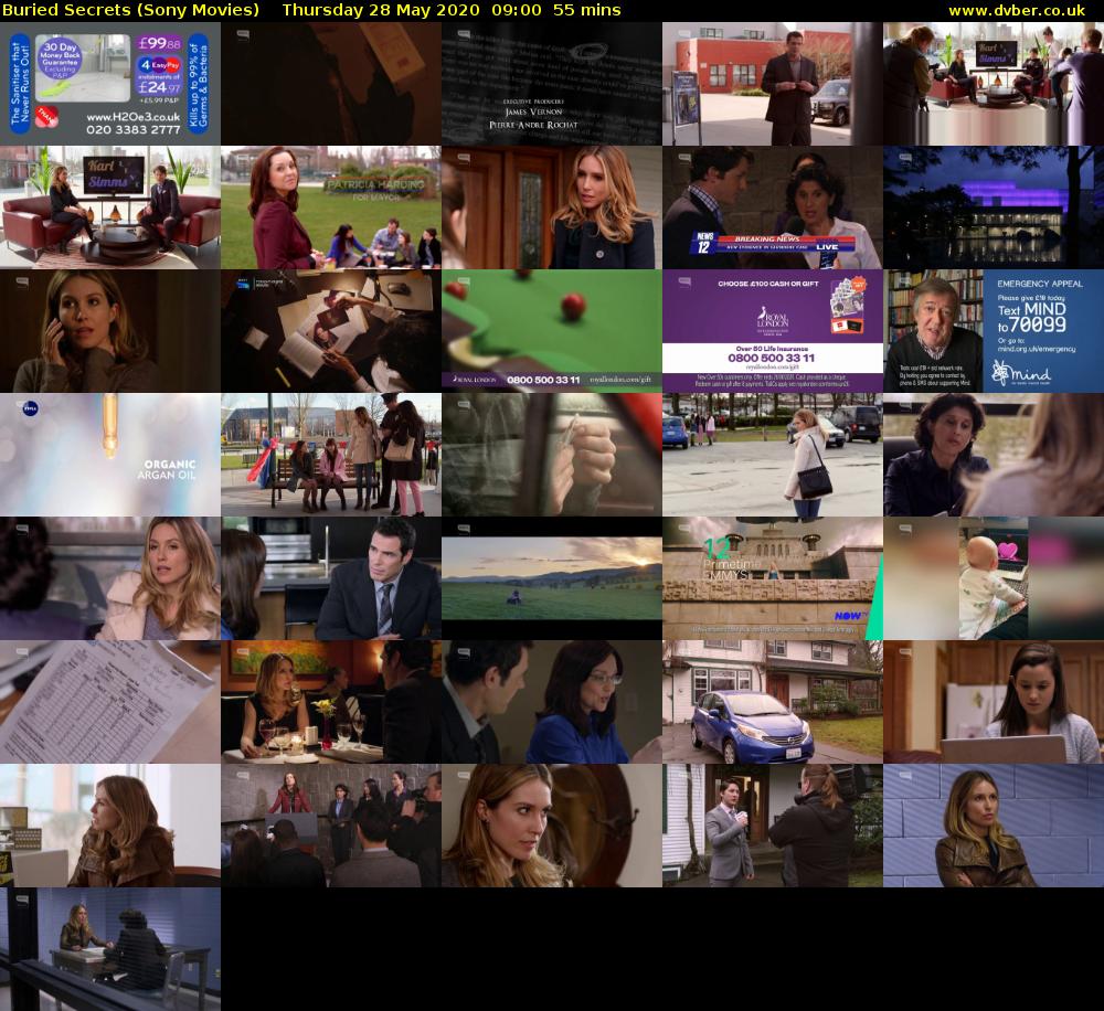 Buried Secrets (Sony Movies) Thursday 28 May 2020 09:00 - 09:55