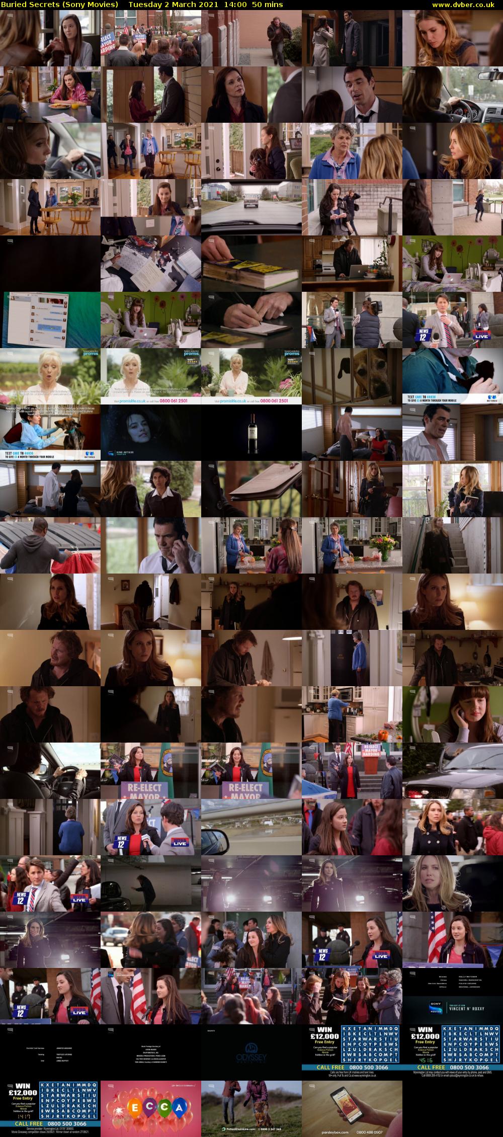 Buried Secrets (Sony Movies) Tuesday 2 March 2021 14:00 - 14:50