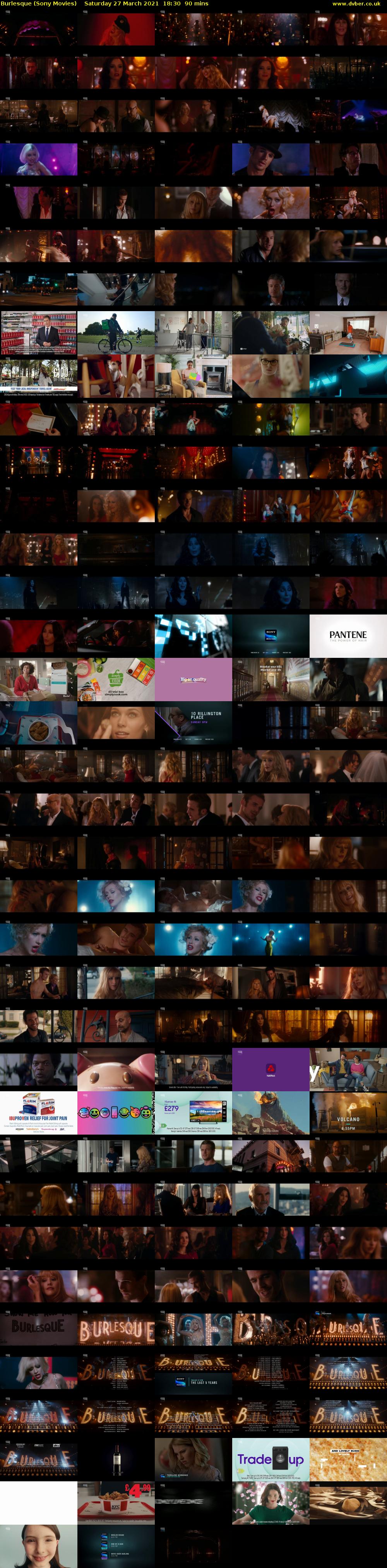 Burlesque (Sony Movies) Saturday 27 March 2021 18:30 - 20:00