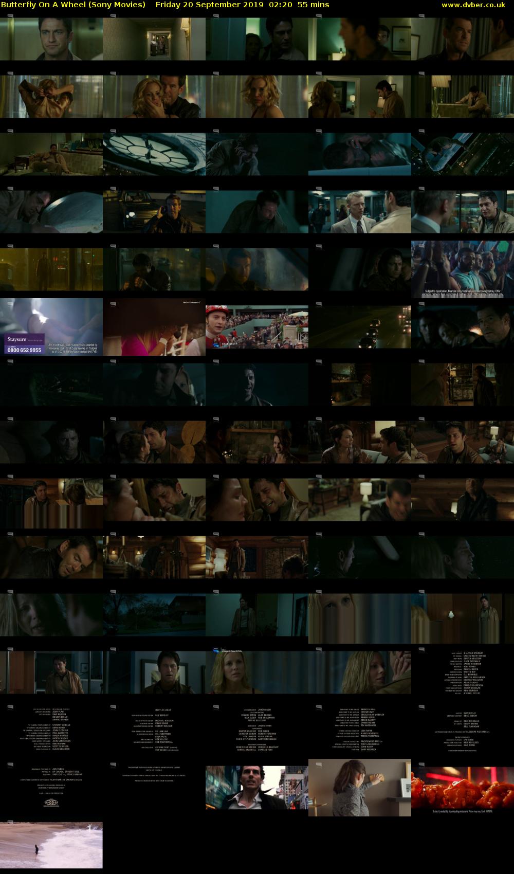 Butterfly On A Wheel (Sony Movies) Friday 20 September 2019 02:20 - 03:15