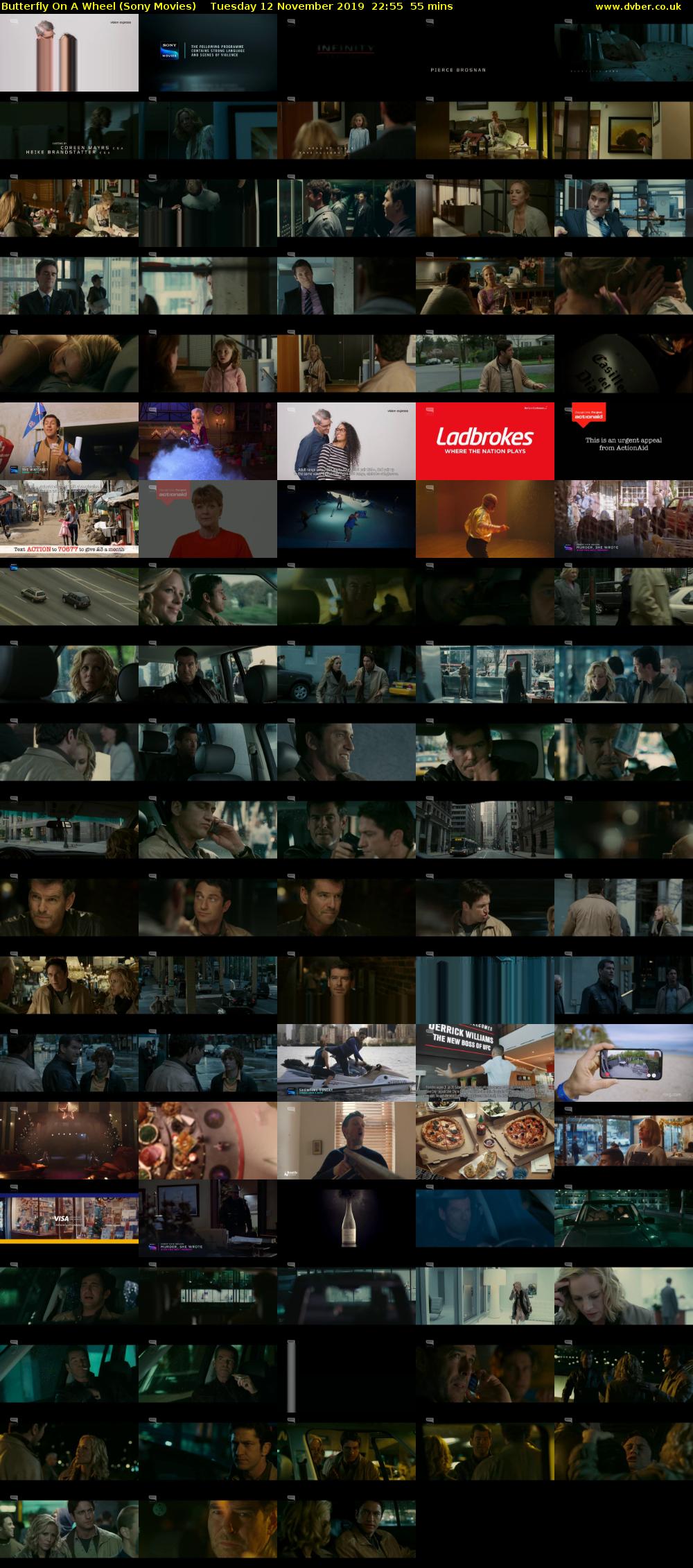 Butterfly On A Wheel (Sony Movies) Tuesday 12 November 2019 22:55 - 23:50