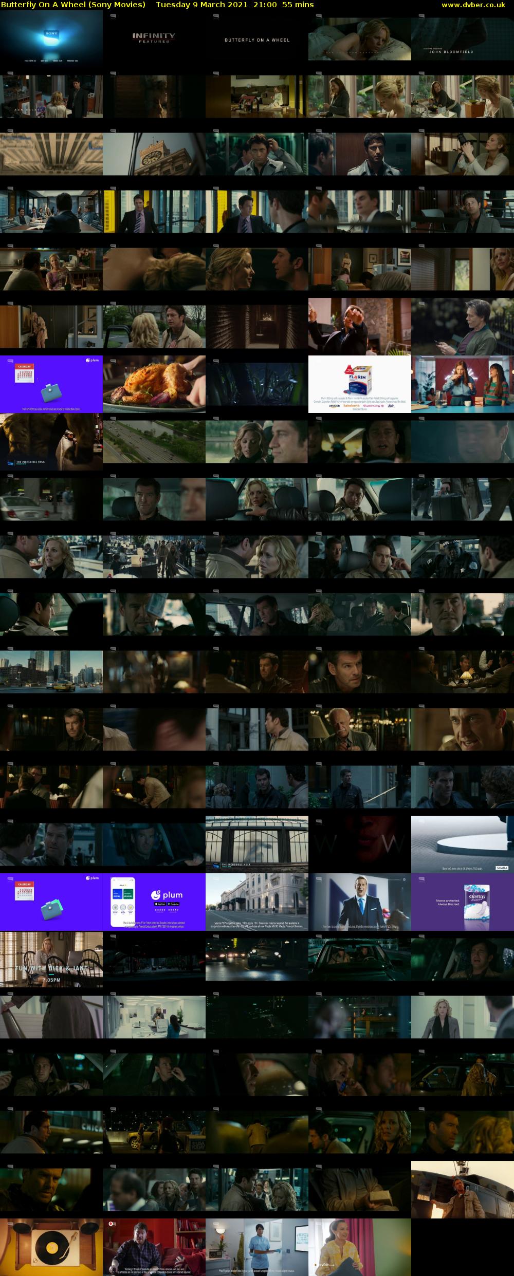 Butterfly On A Wheel (Sony Movies) Tuesday 9 March 2021 21:00 - 21:55