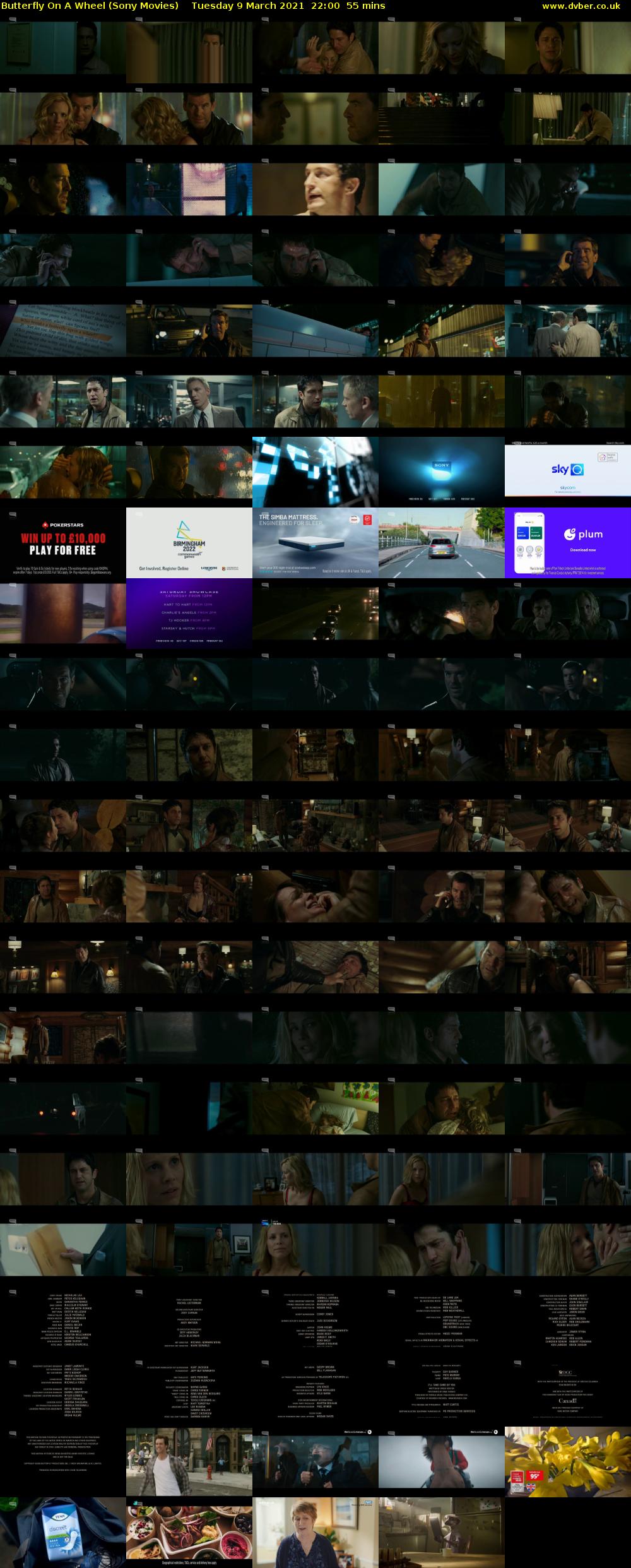 Butterfly On A Wheel (Sony Movies) Tuesday 9 March 2021 22:00 - 22:55